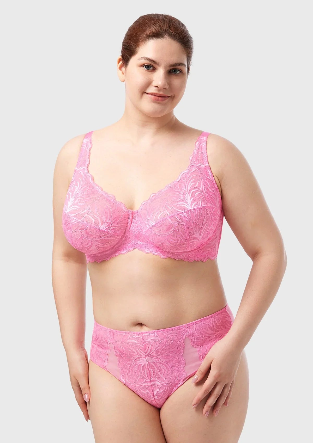 HSIA Grace Lace Bra Full Coverage Sexy Lift Comfortable - HSIA