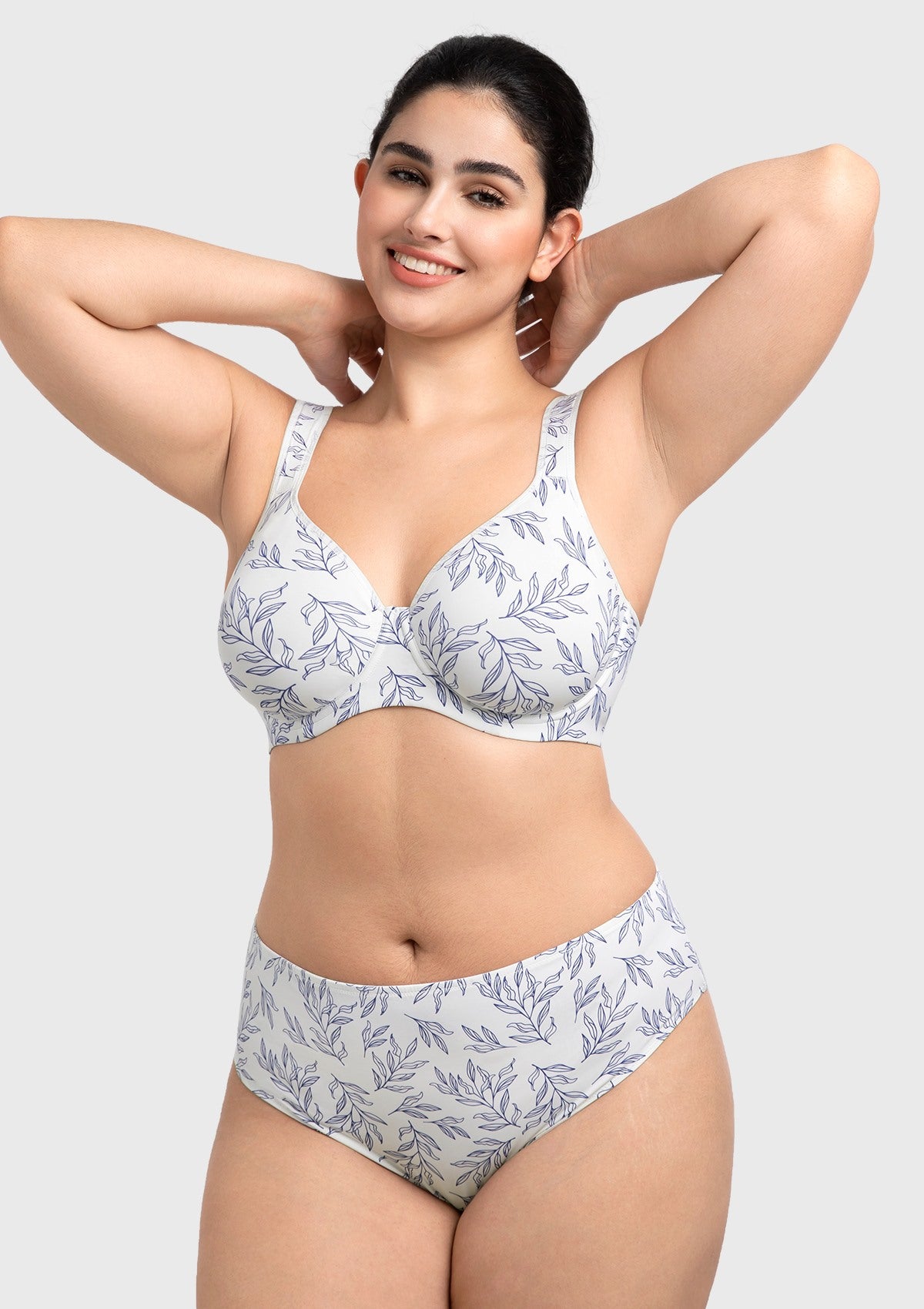 (Cardi B recommends)Joan Ultimate Soft T-shirt Unlined Minimizer Pink Bra - HSIA