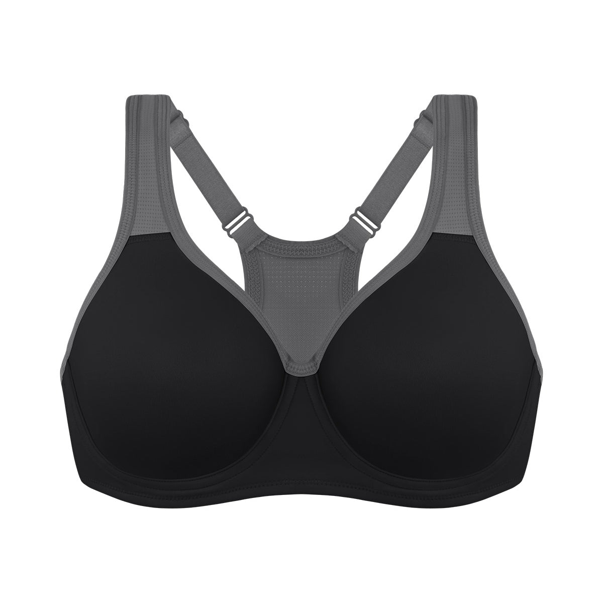 HSIA Athea Hybrid Active Vibe Soft Support Non-padded Unlined Full Coverage Wide Strap Outside Underwire Sports Bra - HSIA