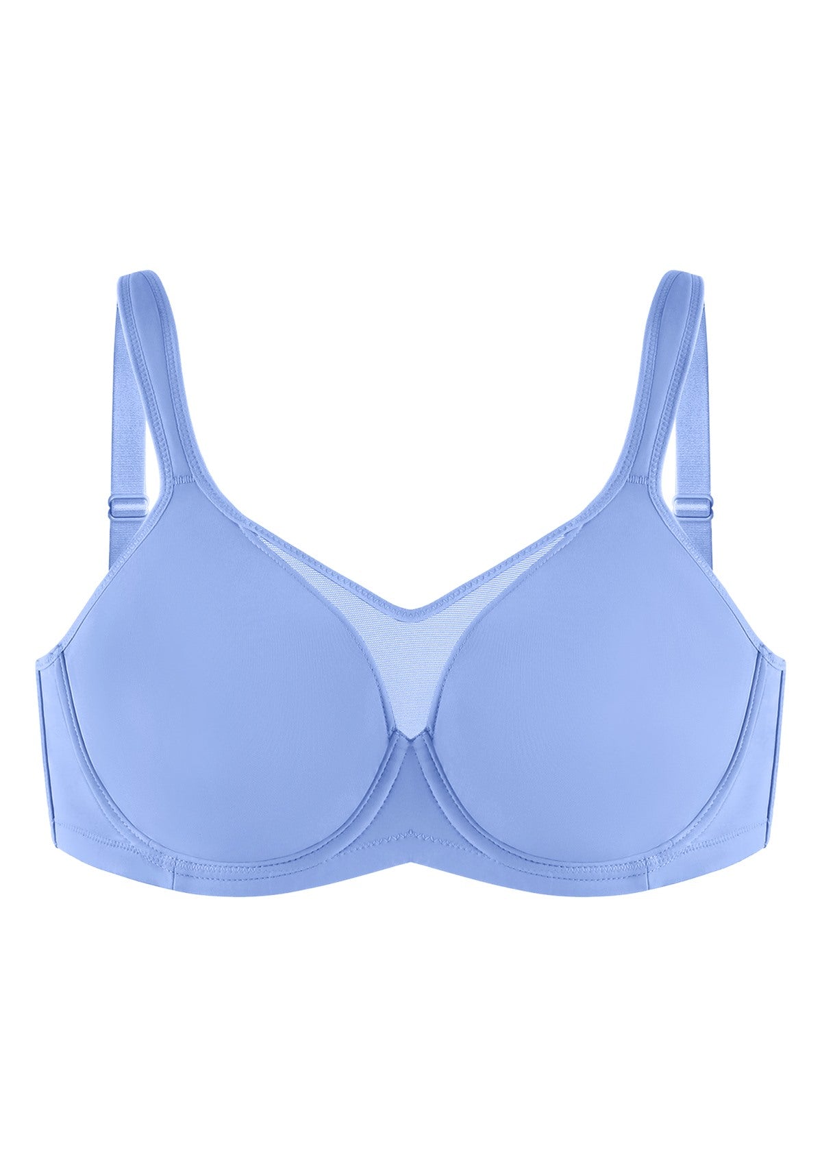 (Cardi B recommends)CoolComfort Smoothing Unlined Underwire Minimizer Bra - HSIA