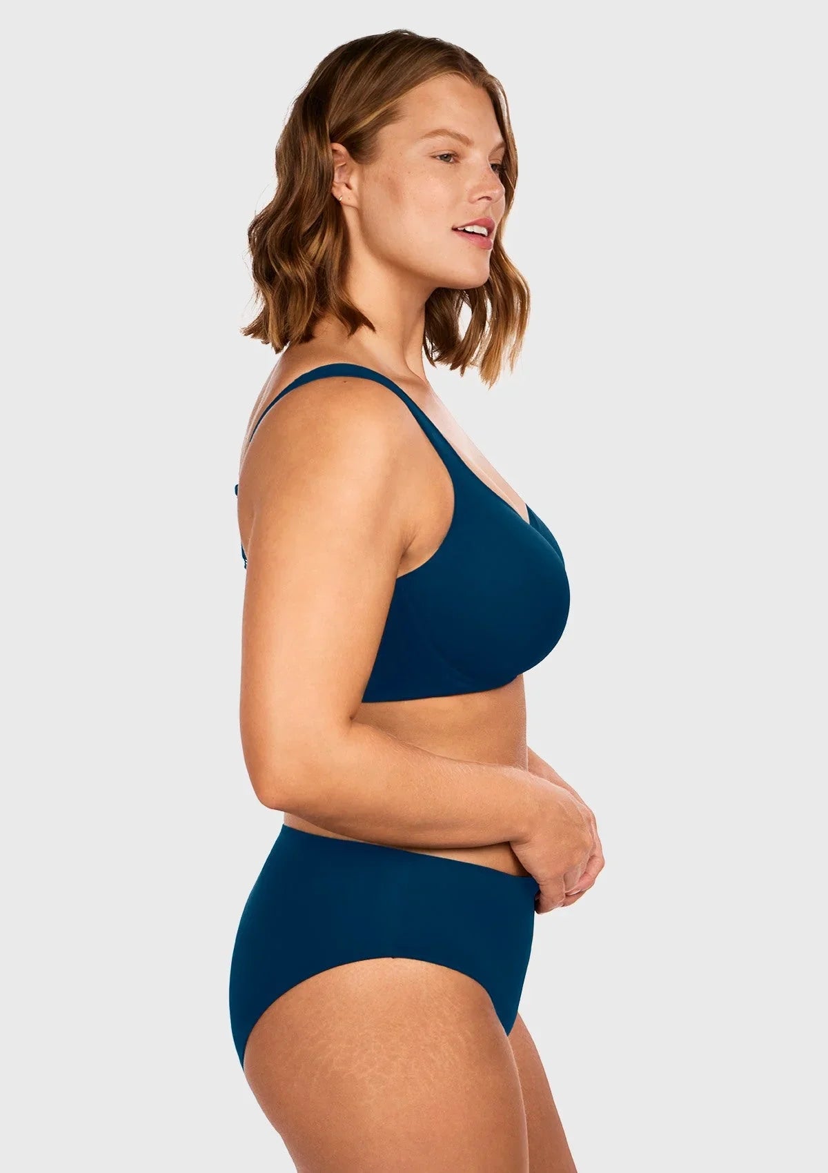 (Cardi B recommends)Joan Ultimate Soft T-shirt Unlined Underwire Minimizer Bra - HSIA