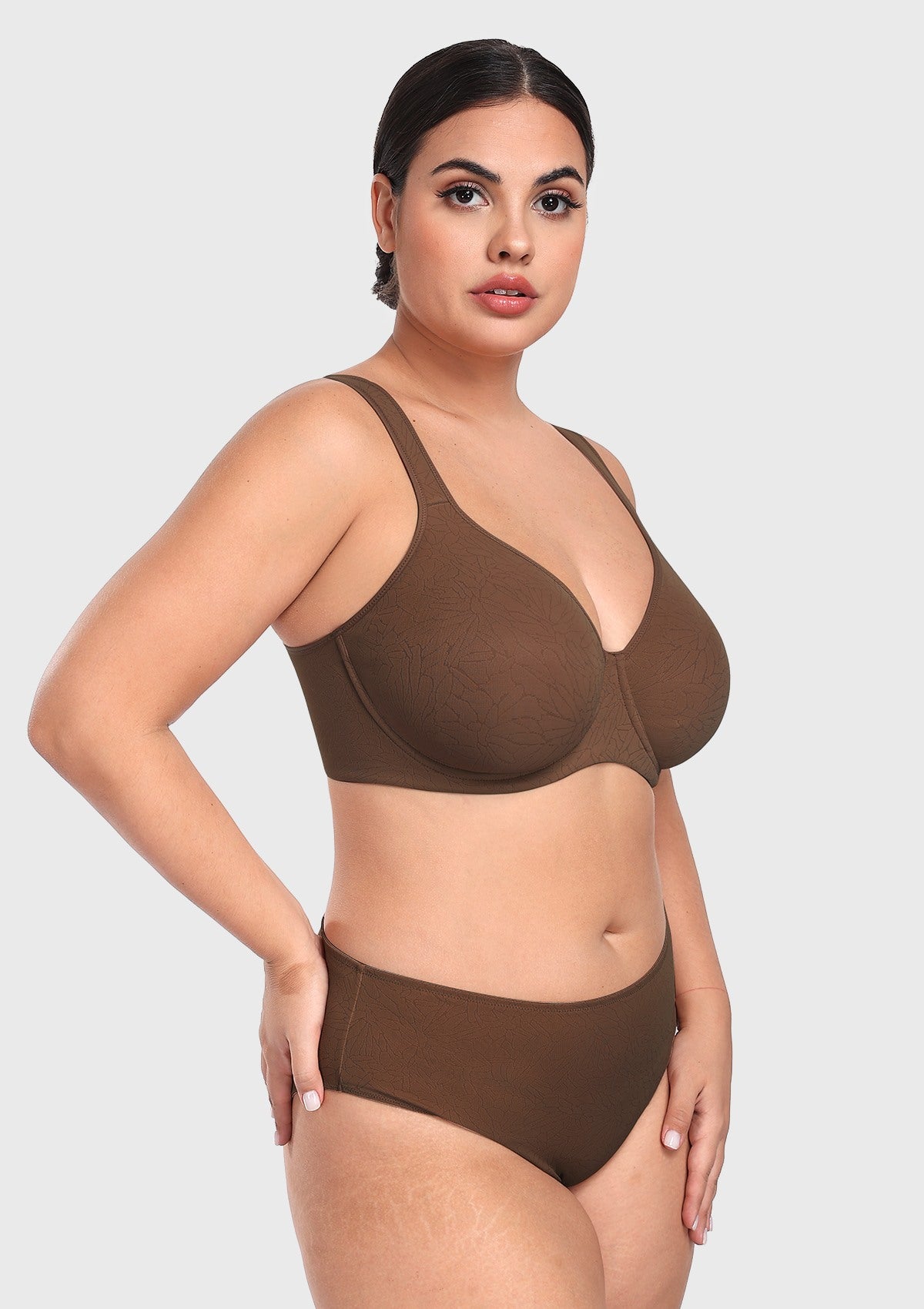 HSIA Joan Comfortzone Soft T-Shirt Full Coverage Unlined Unpadded Underwire Plus Size Minimizer Bra Everyday Bra - HSIA