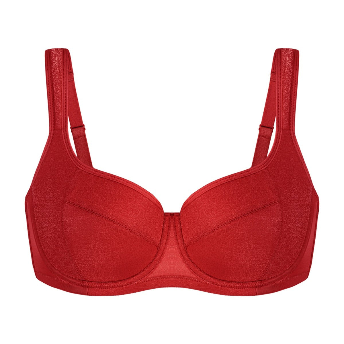 Starry Night Lightly Lined Lightly Padded Plus Size Balconette Bra - HSIA