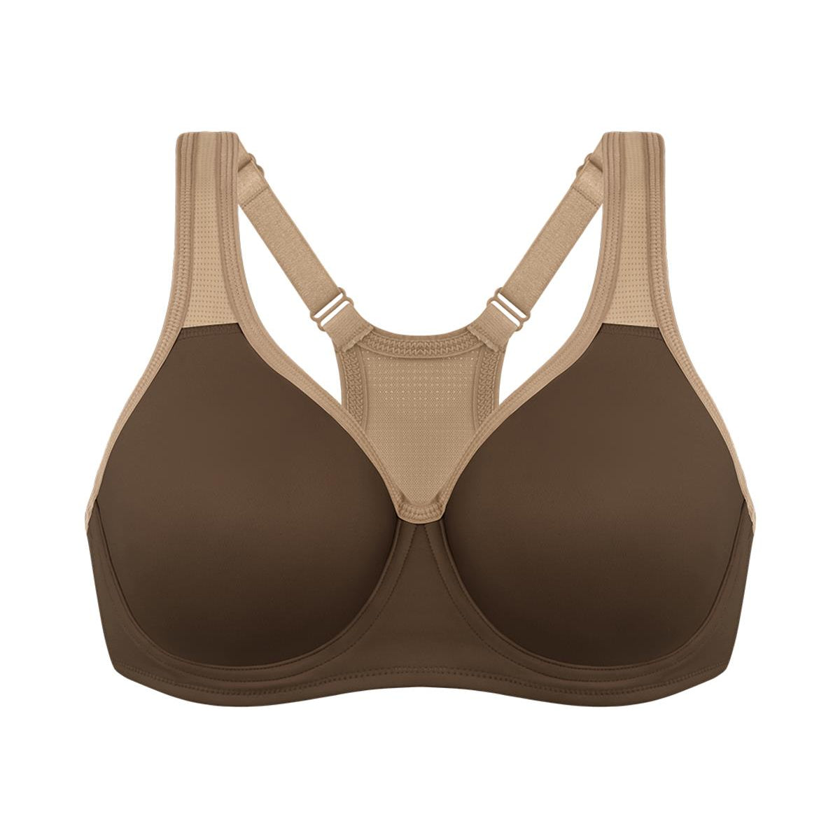 ComfyArc Unlined Outside Underwire Racerback Sports Bra