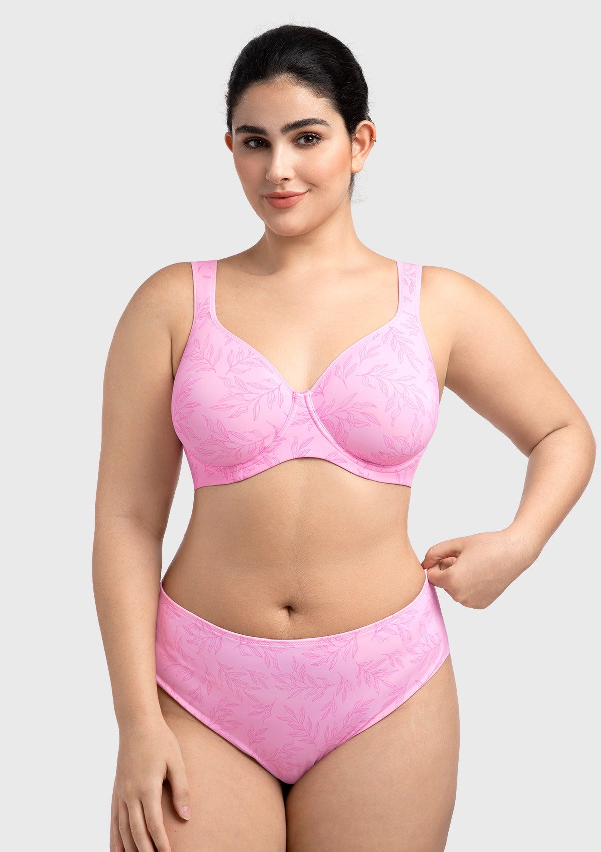 (Cardi B recommends)Joan Ultimate Soft T-shirt Unlined Minimizer Bra - HSIA