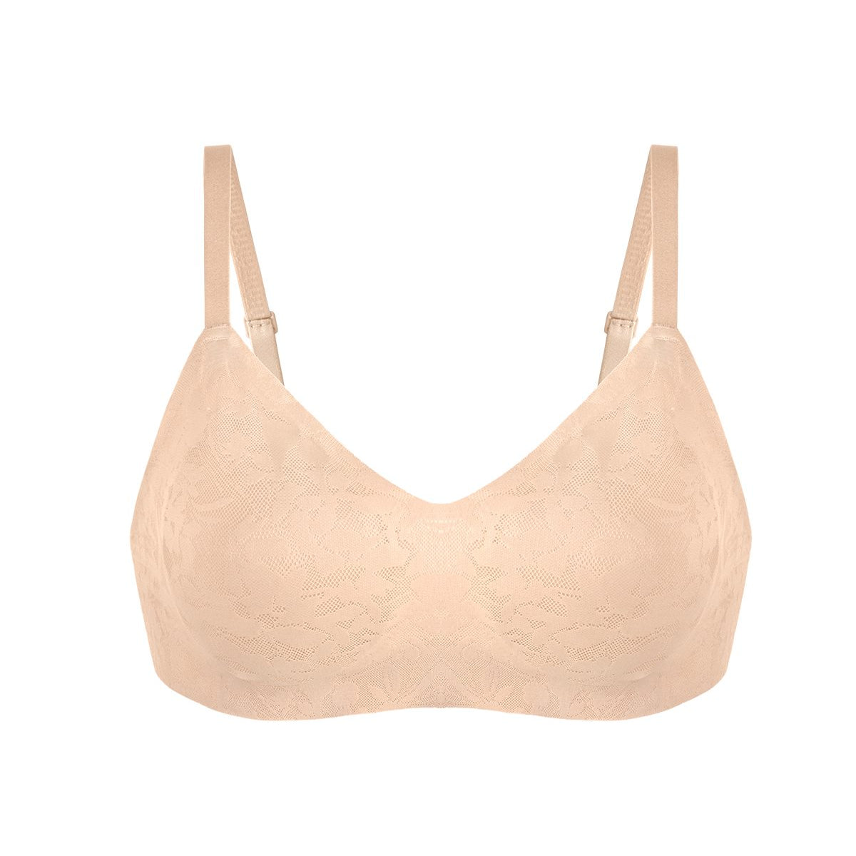 Wireless Seamless Comfort Bralette Full Coverage V-neck for Backless - HSIA