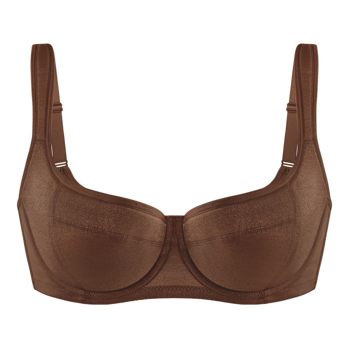 Starry Night Lightly Lined Lightly Padded Plus Size Balconette Bra - HSIA