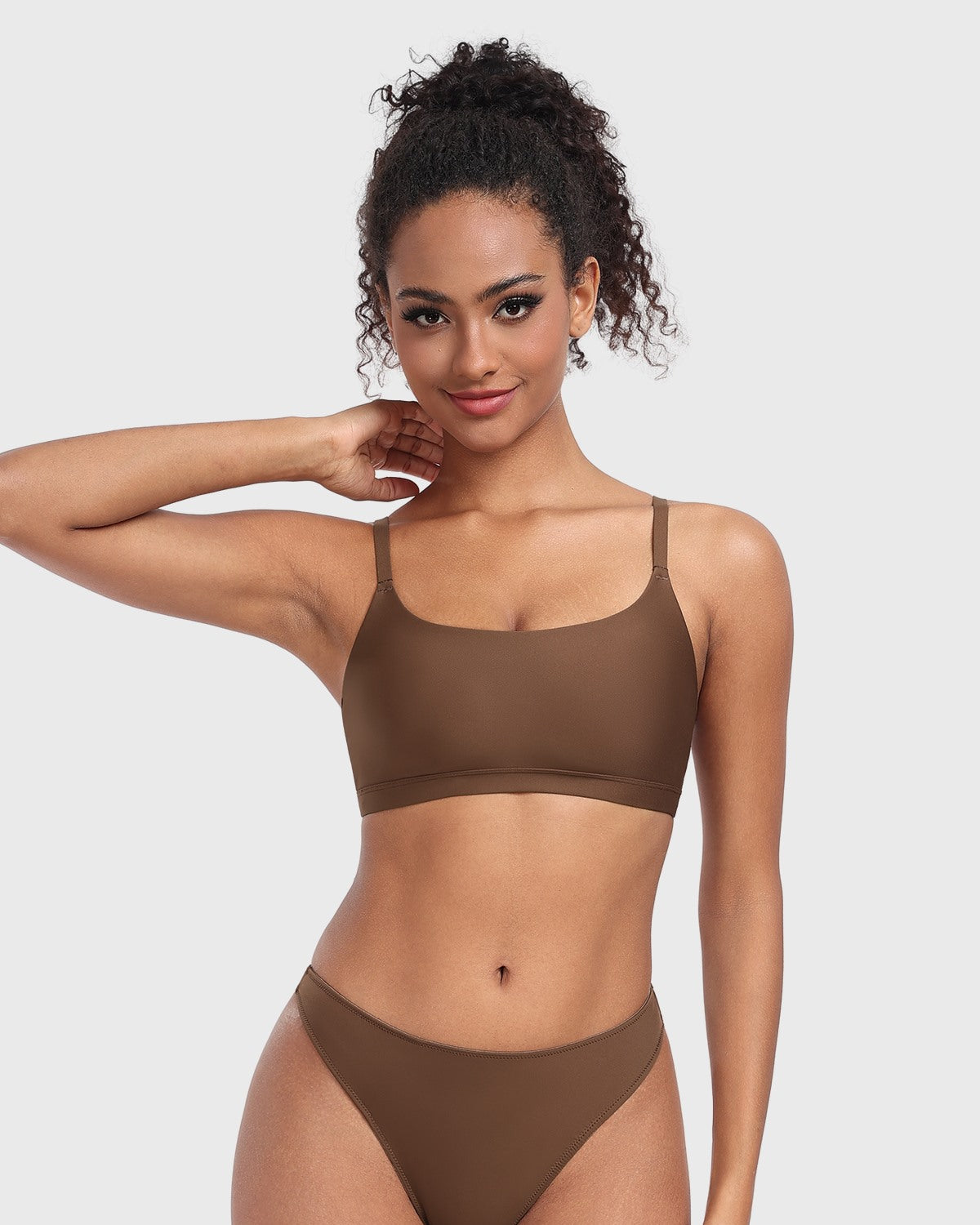Wireless Seamless Comfort Bralette Cami Unlined Sports Bra Breathable - HSIA