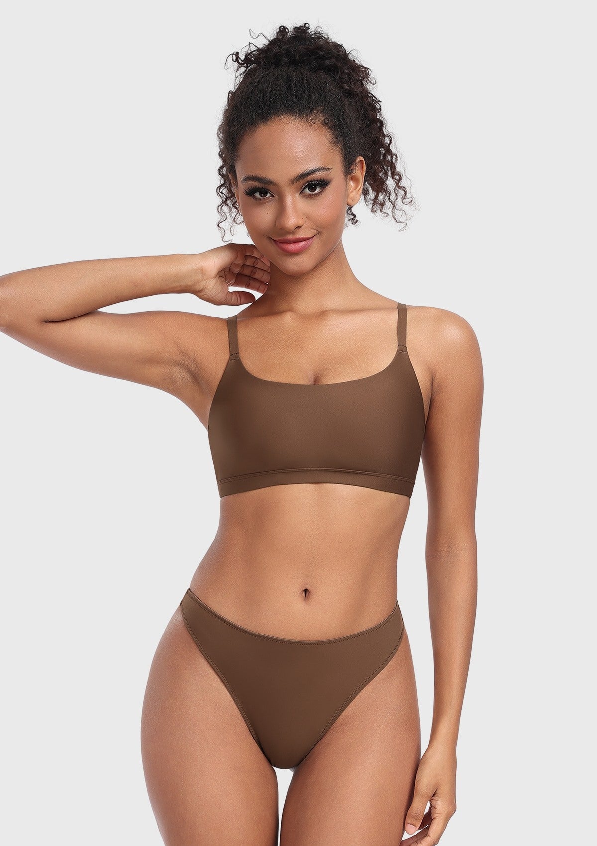 Wireless Seamless Comfort Bralette Cami Unlined Sports Bra Breathable - HSIA