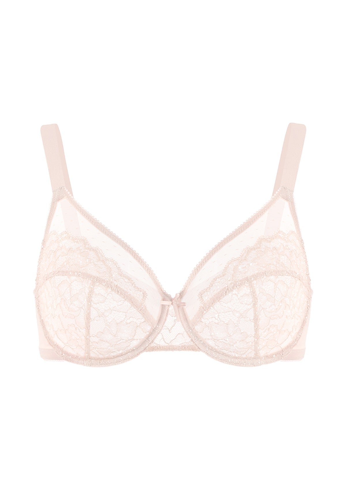 HSIA Enchante Unlined Floral Lace Underwire Plus Size Non-padded Full Coverage Bra - HSIA