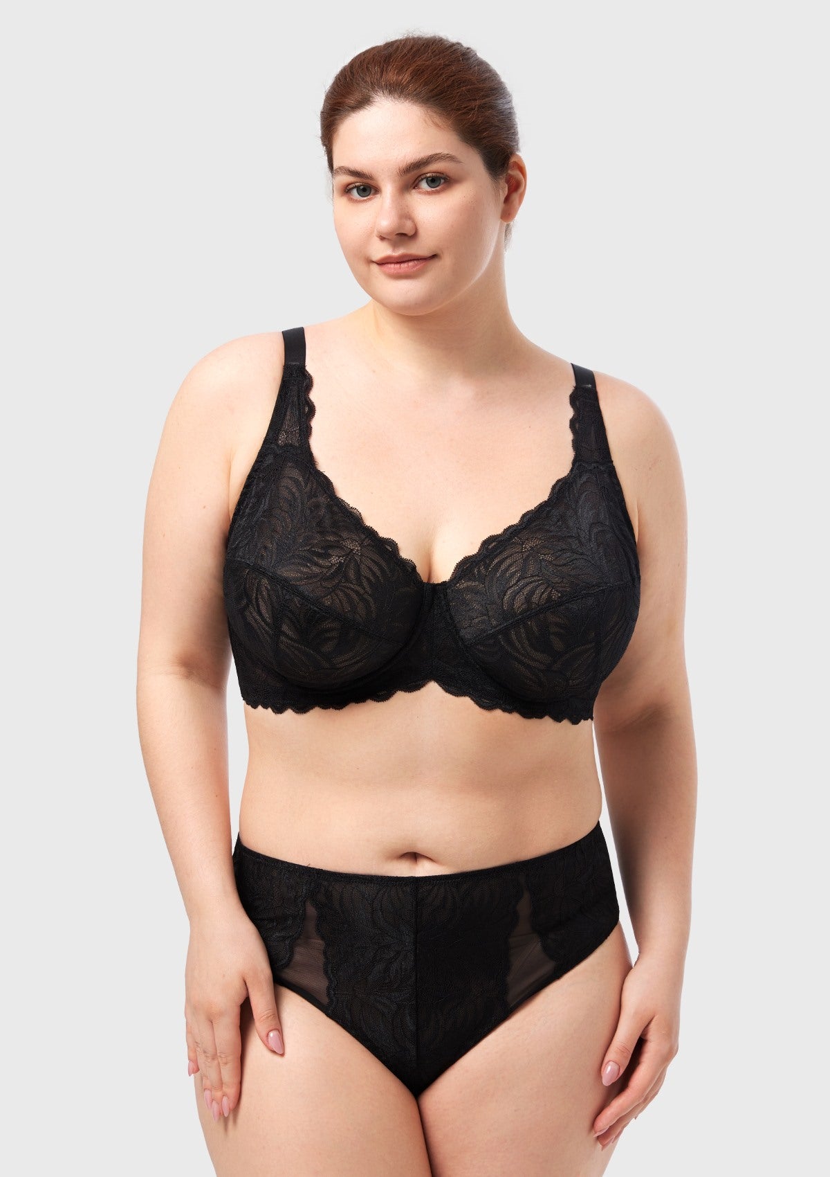 HSIA Grace Lace Bra Full Coverage Sexy Lift Comfortable - HSIA