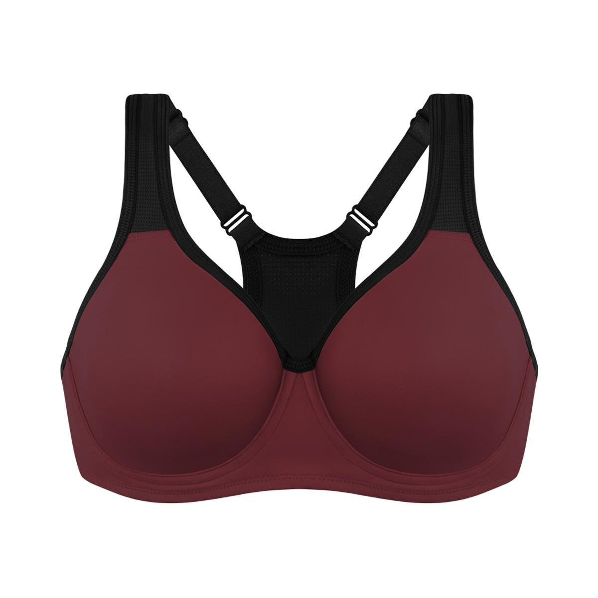 ComfyArc Unlined Outside Underwire Racerback Sports Bra