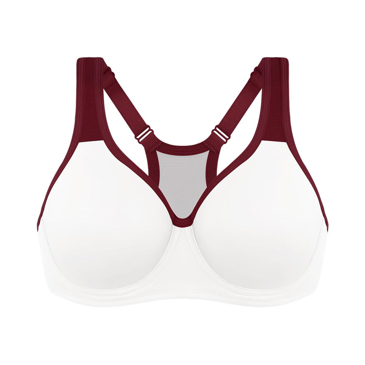 ComfyArc Unlined Outside Underwire Racerback Sports Bra