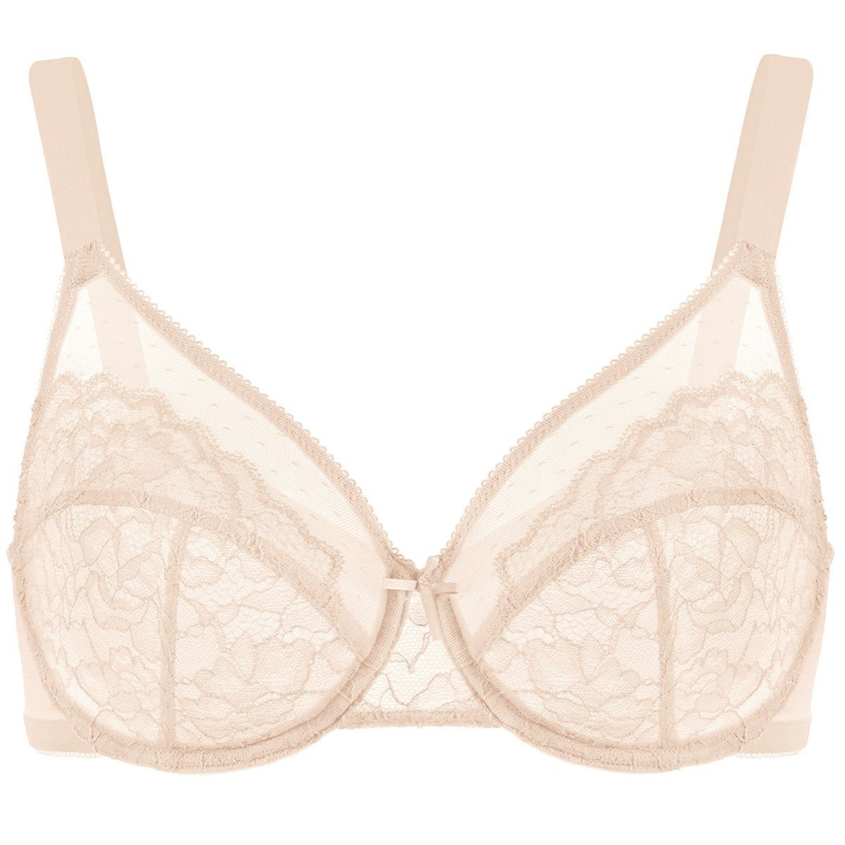 (Cardi B recommends)Enchante White Lace Underwire Bra - HSIA