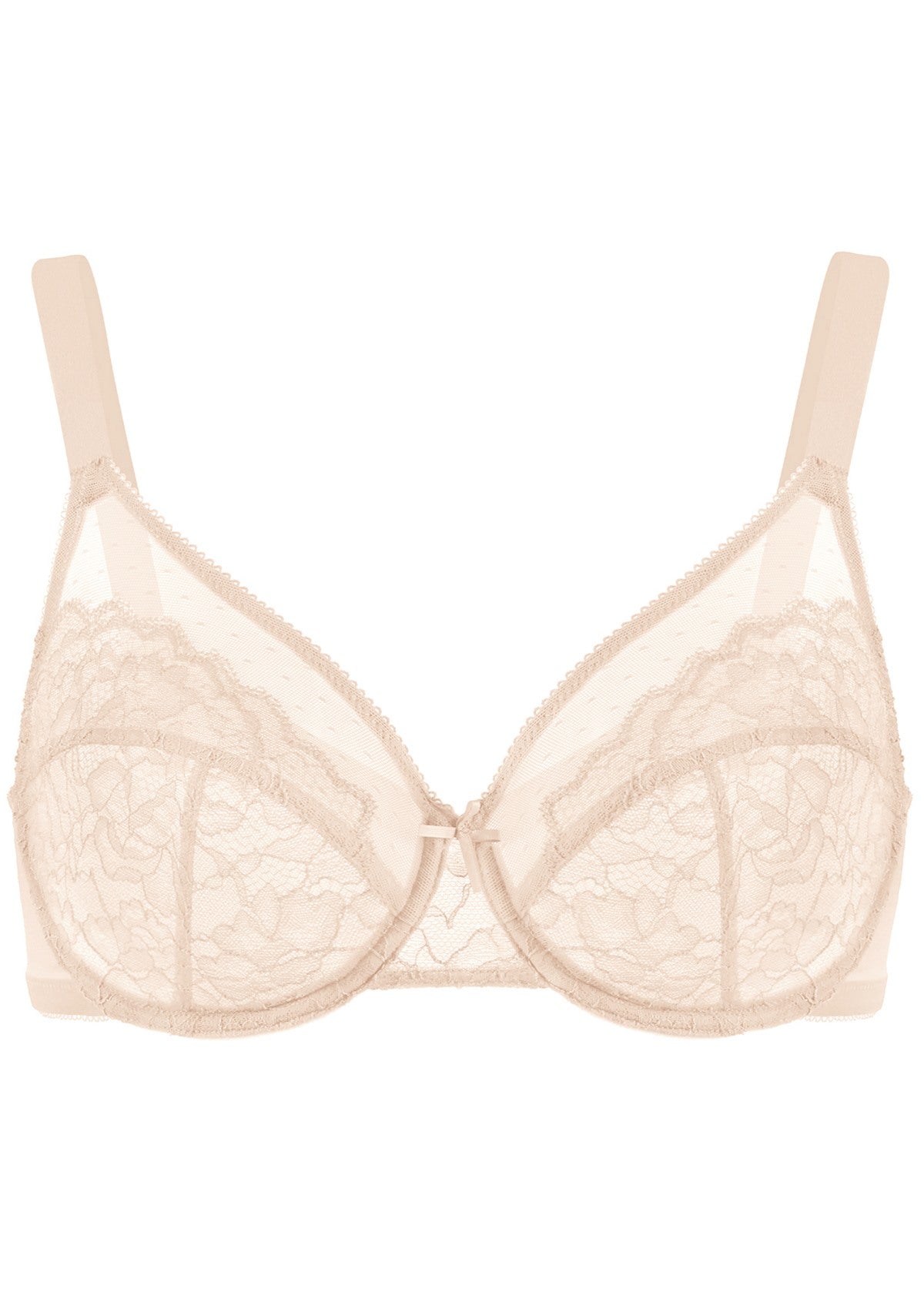 (Cardi B recommends)Enchante White Lace Underwire Bra - HSIA