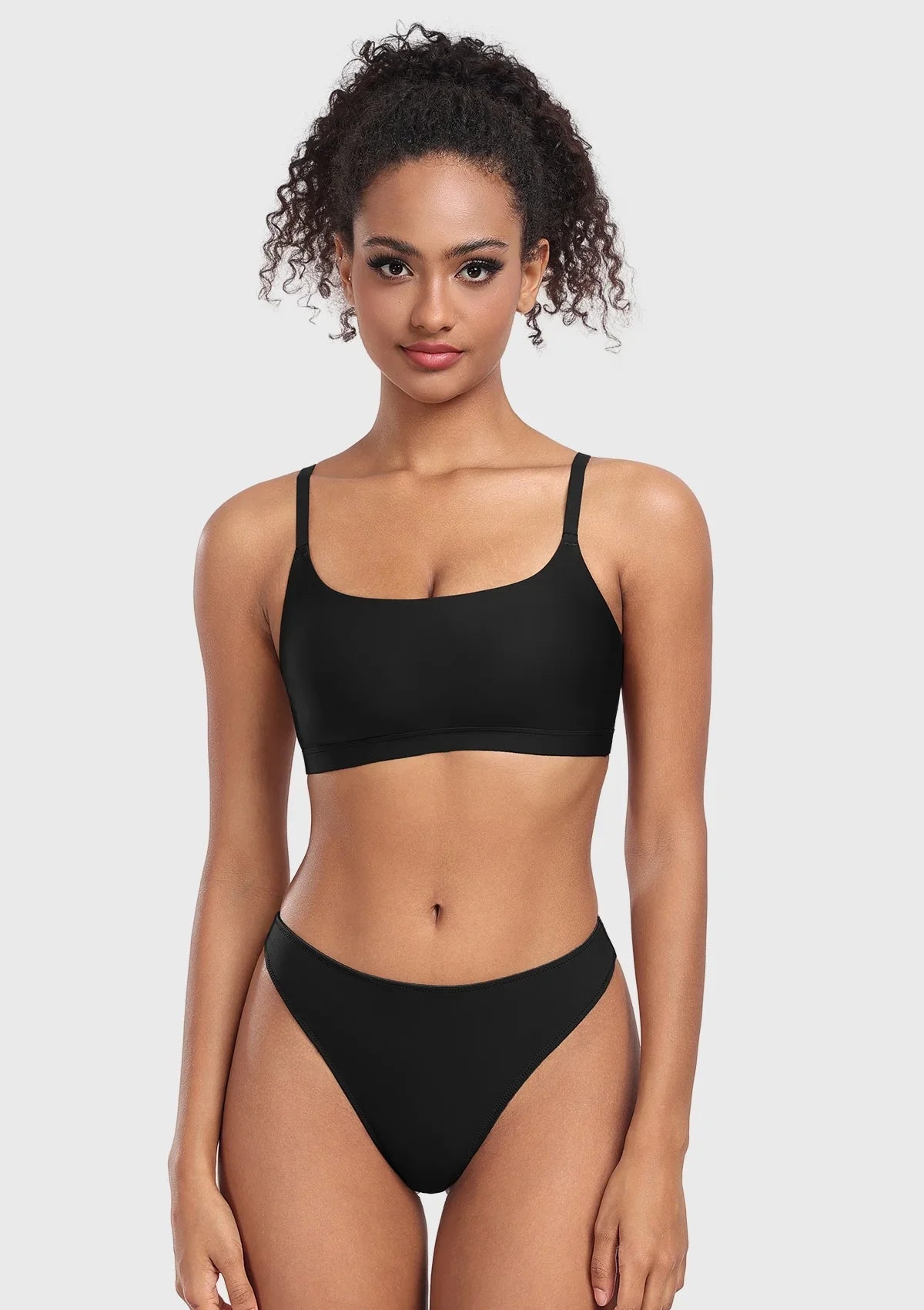 Wireless Seamless Comfort Bralette Cami Unlined Sports Bra Breathable - HSIA