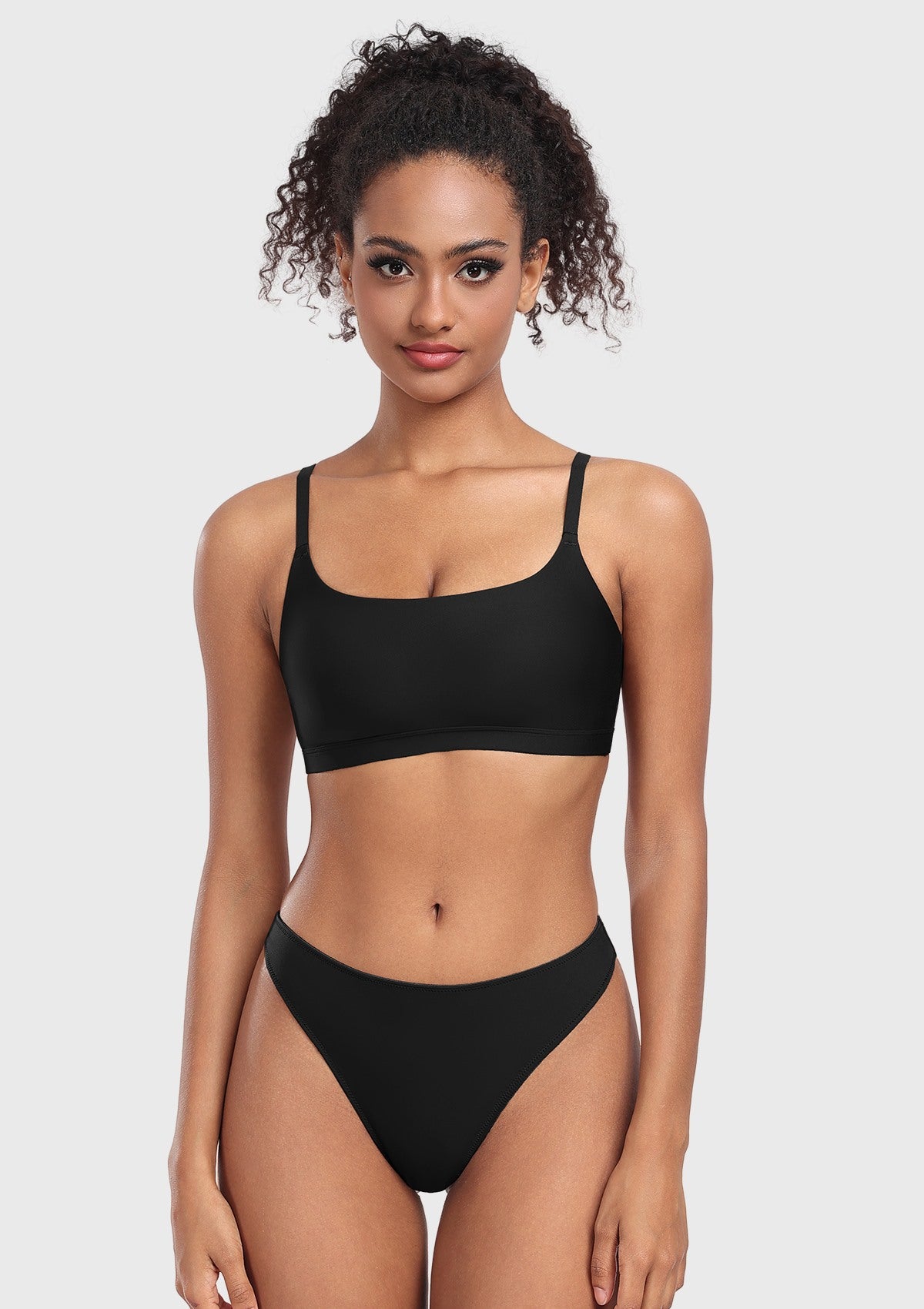 Wireless Seamless Comfort Bralette Cami Unlined Sports Bra Breathable - HSIA