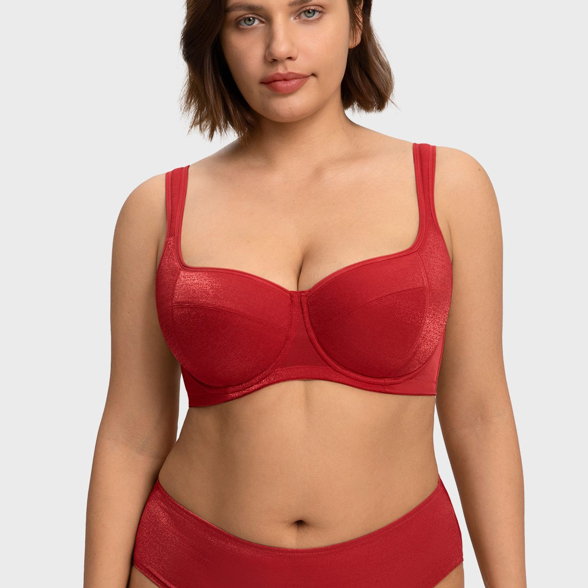 Starry Night Lightly Lined Lightly Padded Plus Size Balconette Bra