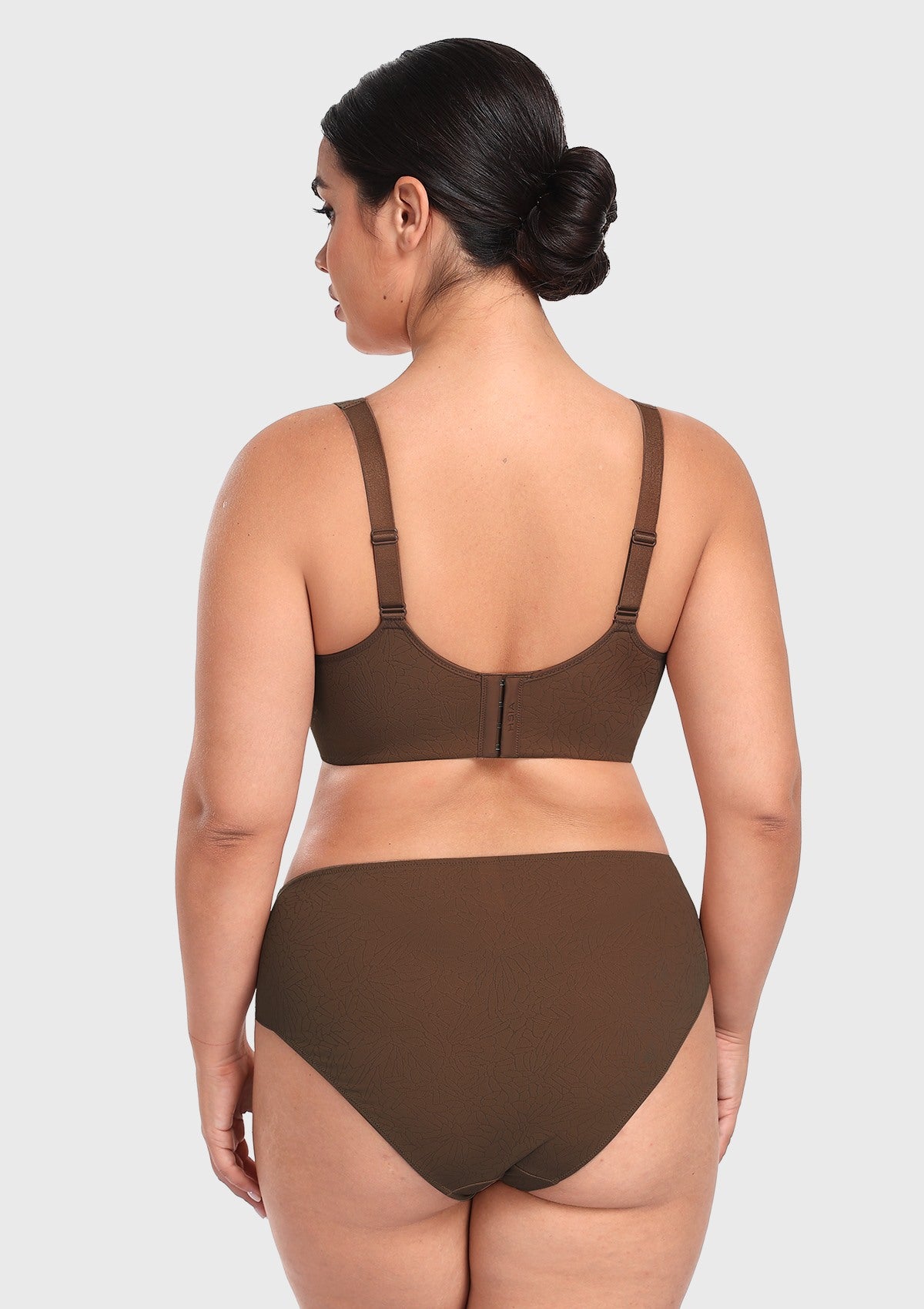 HSIA Joan Comfortzone Soft T-Shirt Full Coverage Unlined Unpadded Underwire Plus Size Minimizer Bra Everyday Bra - HSIA