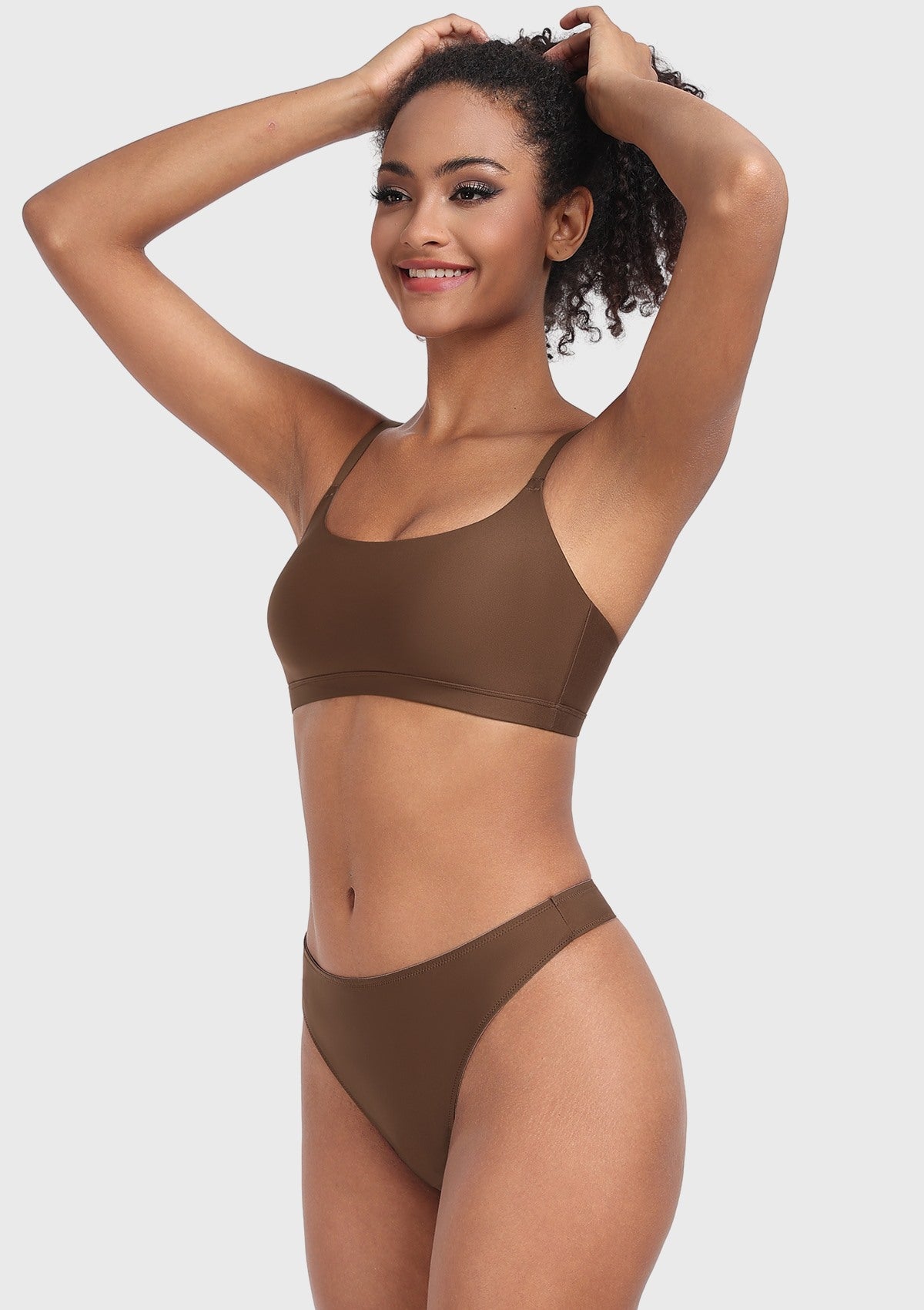 Wireless Seamless Comfort Bralette Cami Unlined Sports Bra Breathable - HSIA