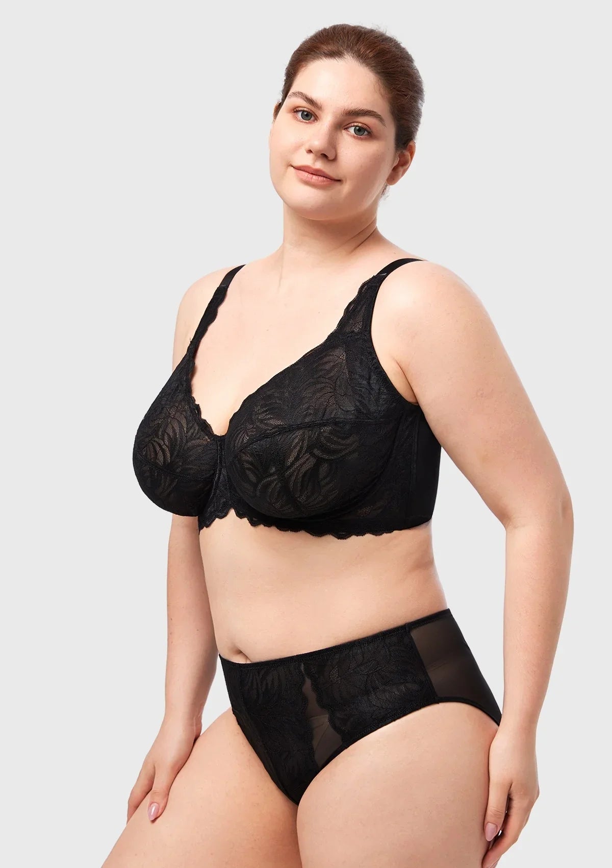 HSIA Grace Lace Bra Full Coverage Sexy Lift Comfortable - HSIA