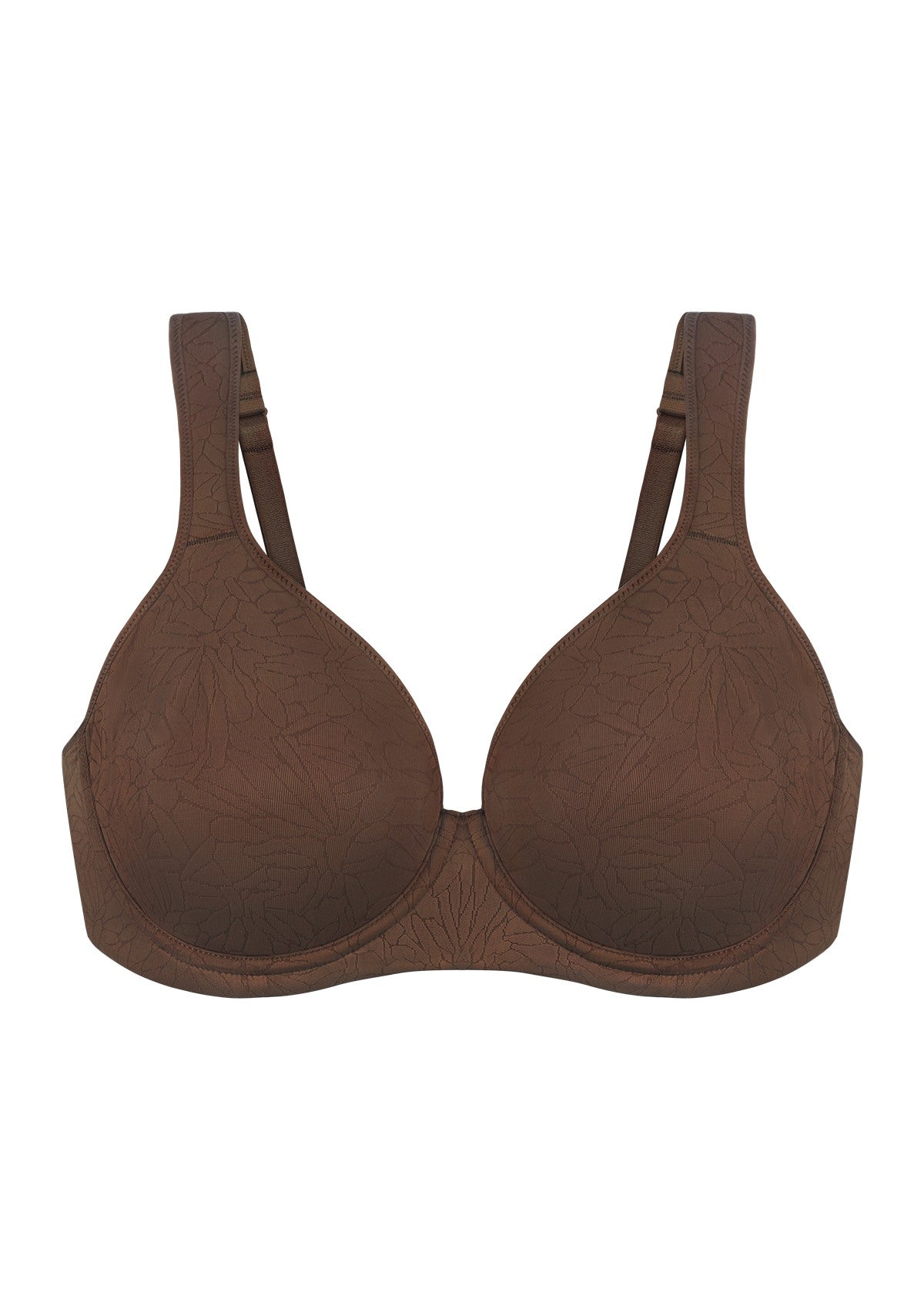 HSIA Joan Comfortzone Soft T-Shirt Full Coverage Unlined Unpadded Underwire Plus Size Minimizer Bra Everyday Bra - HSIA