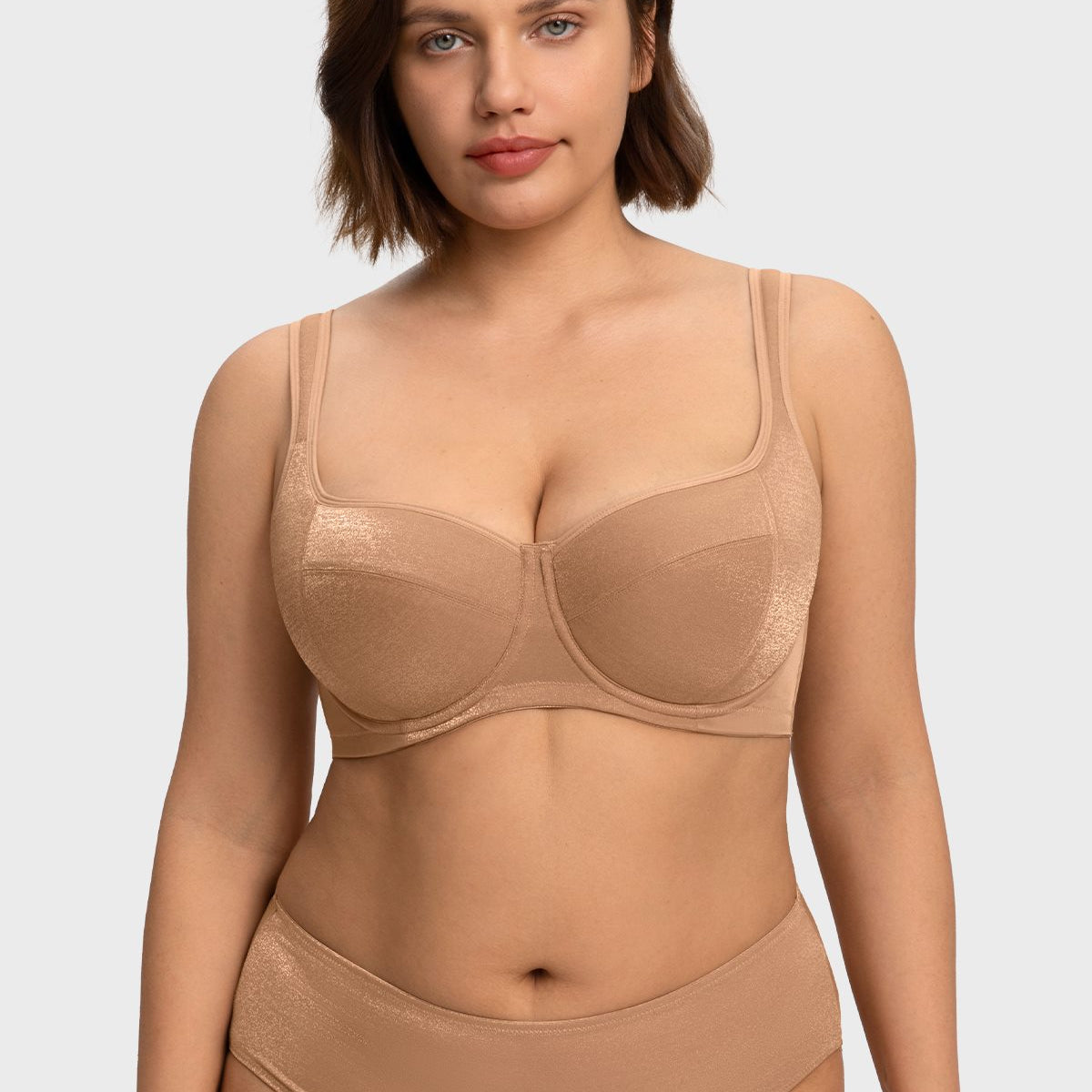 Starry Night Lightly Lined Lightly Padded Plus Size Balconette Bra
