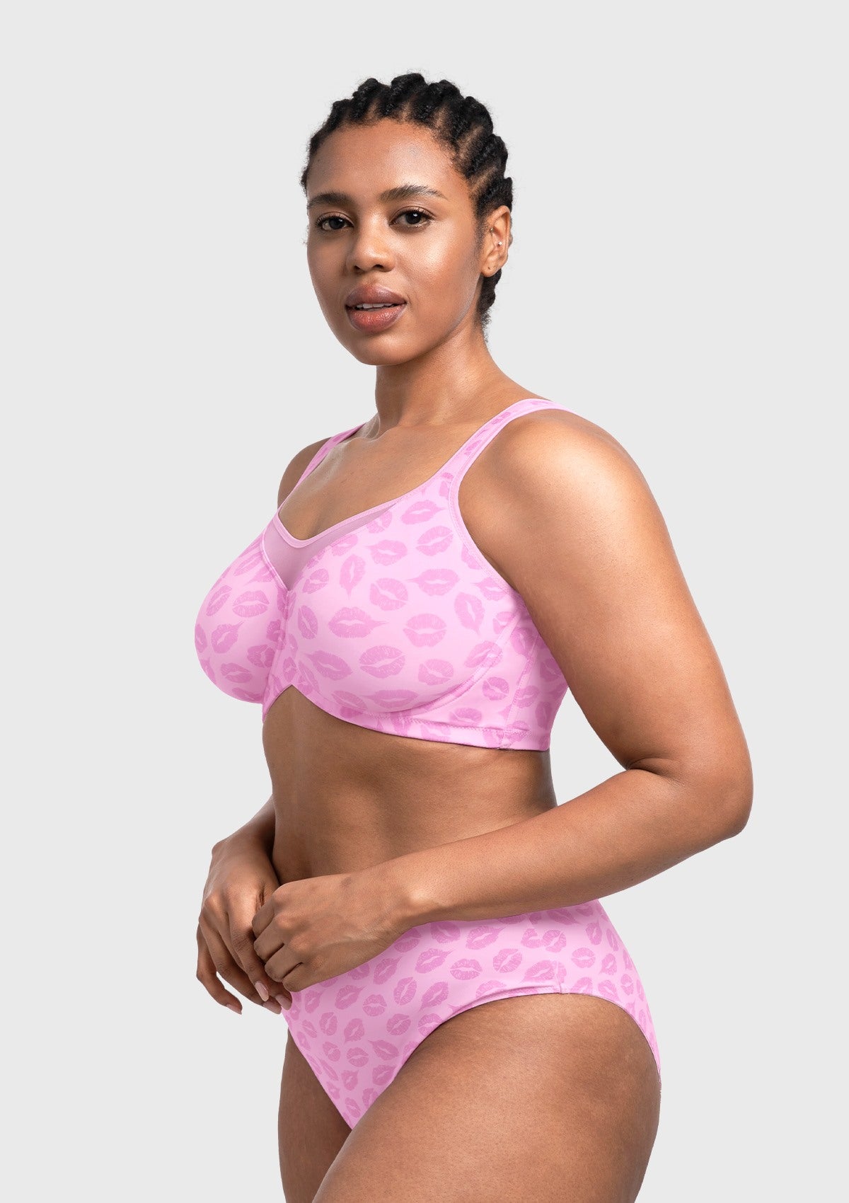 (Cardi B recommends)CoolComfort Smoothing Unlined Underwire Minimizer Bra - HSIA