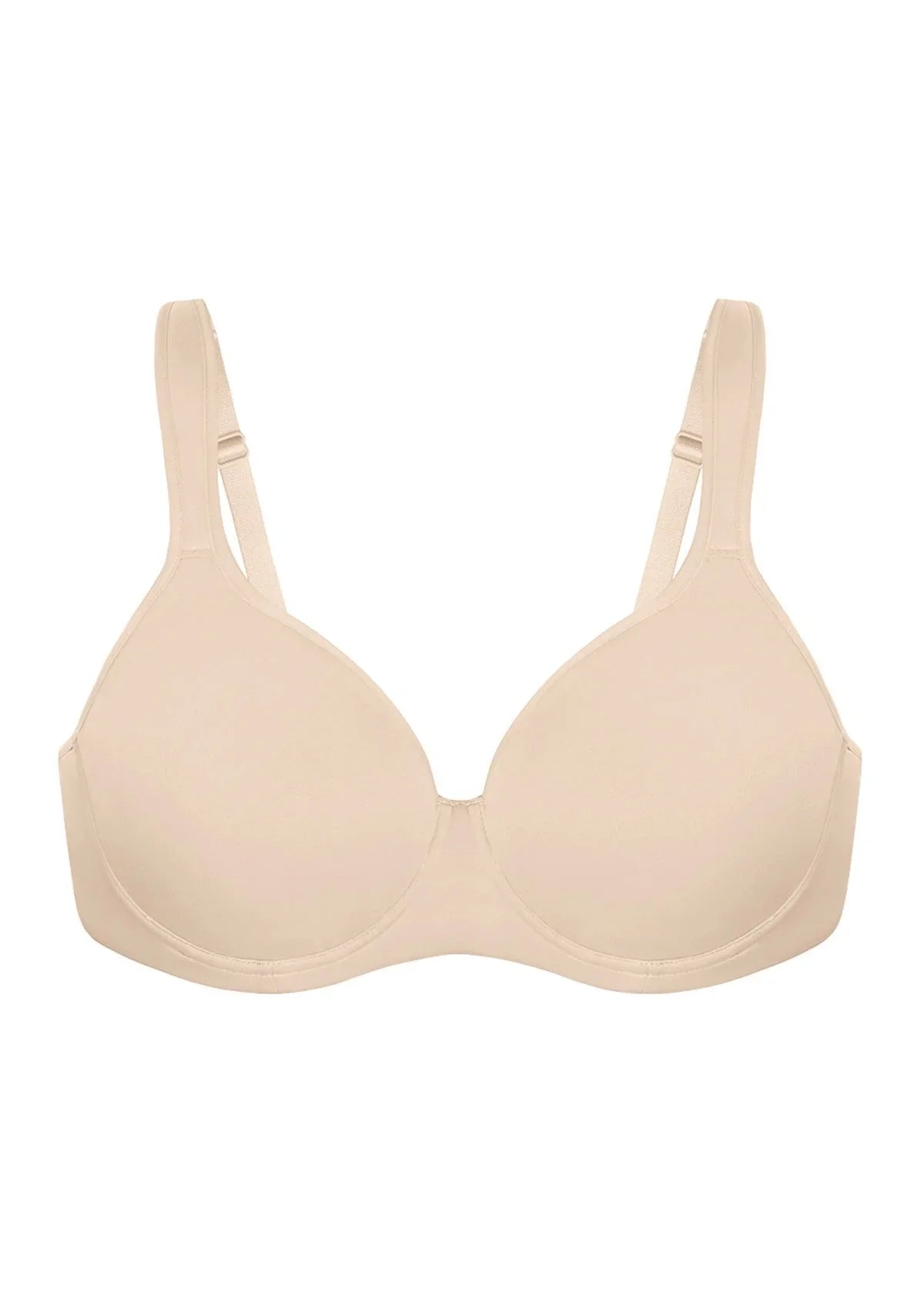 (Cardi B recommends)Joan Ultimate Soft T-shirt Unlined Underwire Minimizer Bra - HSIA