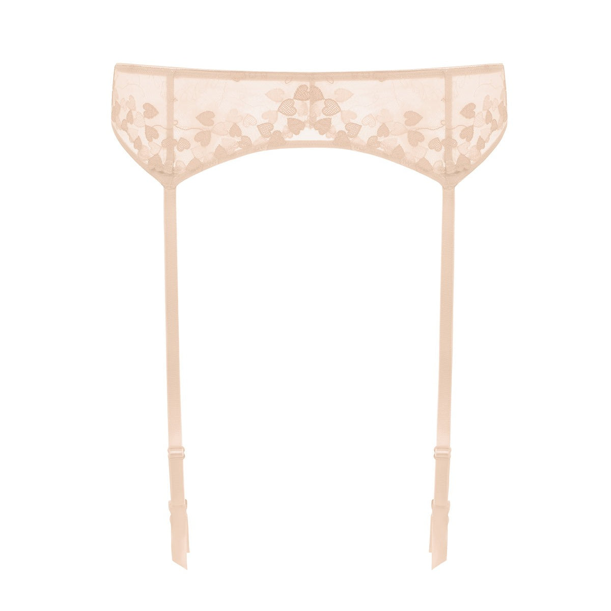 HSIA Renna Holiday Edit Embroidered Pink Garter Belt - HSIA