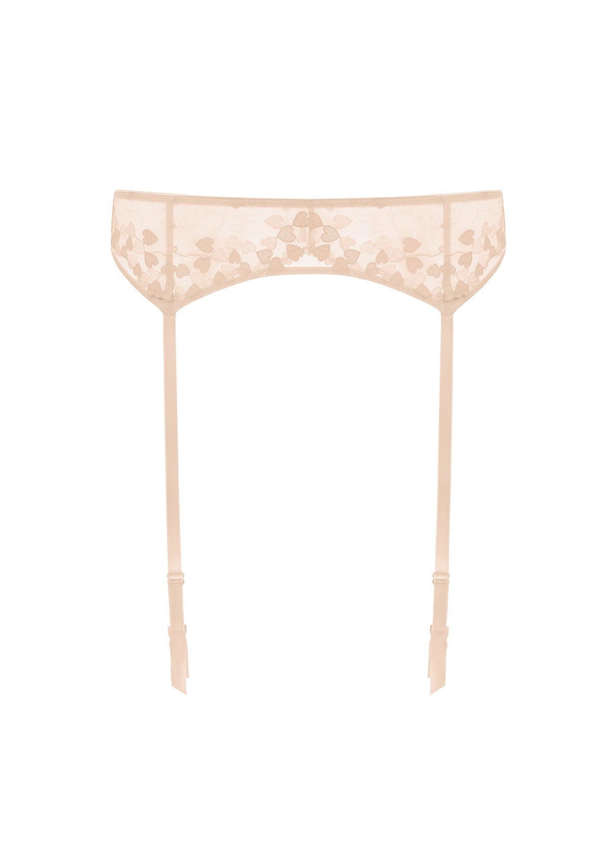 HSIA Renna Holiday Edit Embroidered Pink Garter Belt - HSIA