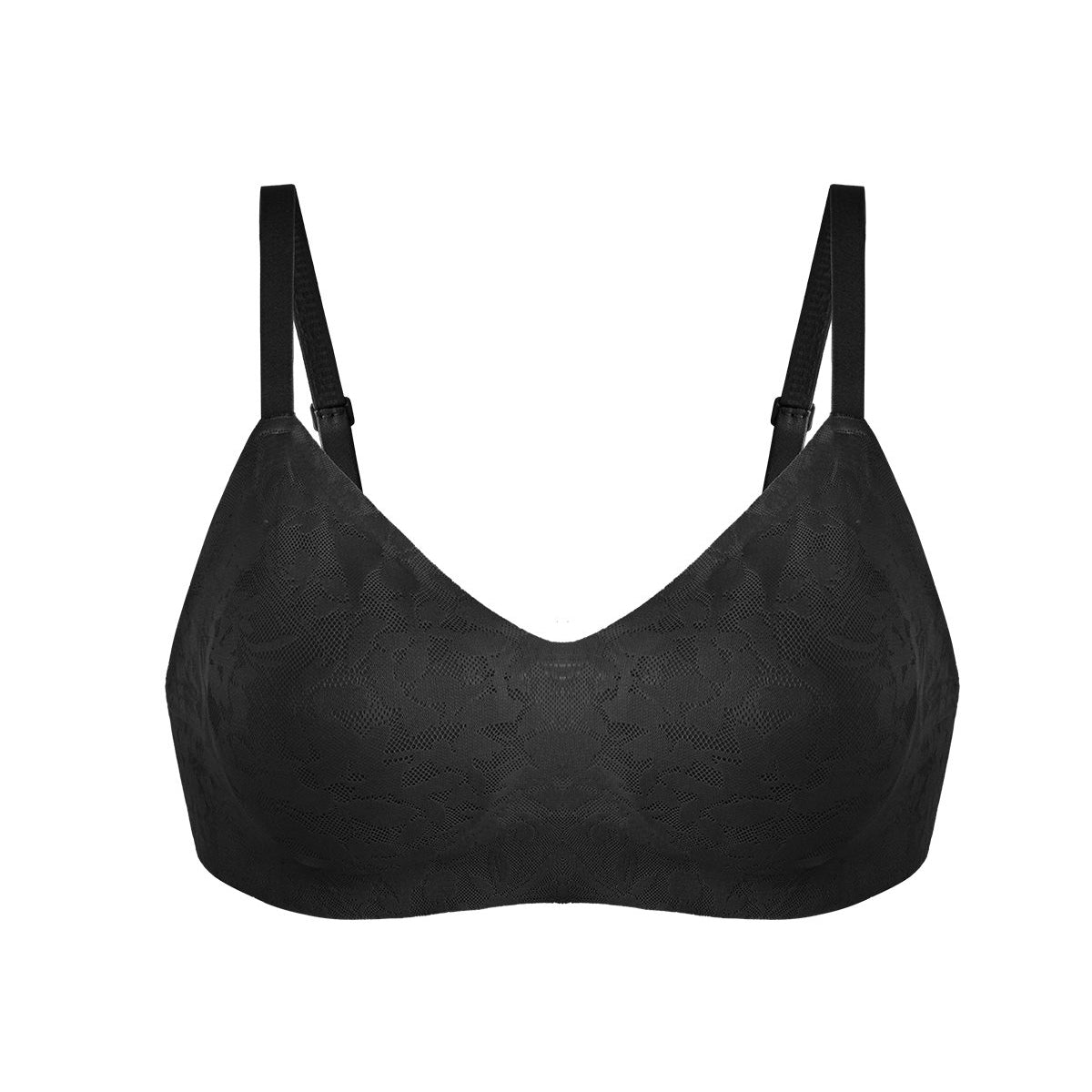 Wireless Seamless Comfort Bralette Full Coverage V-neck for Backless - HSIA