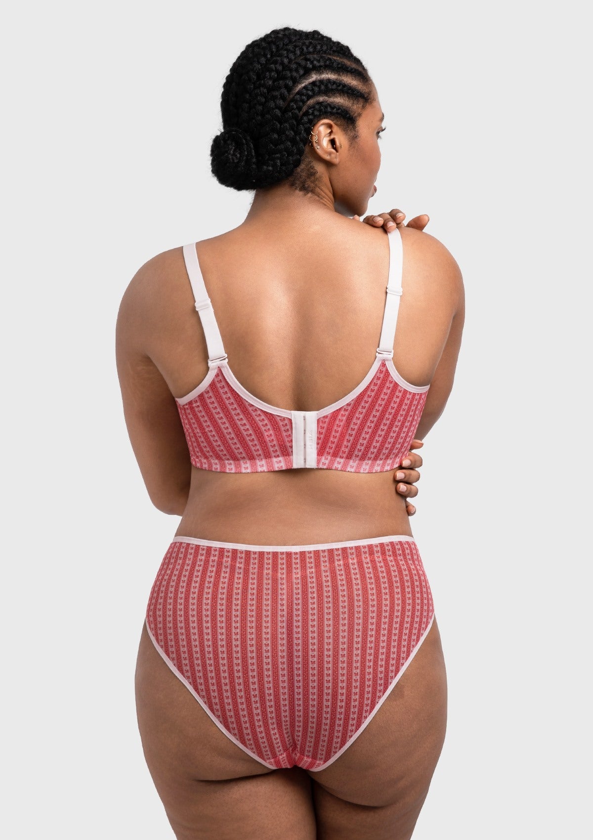 HSIA Christmas Holiday Edit Unlined Plus Size Non-padded Underwire Adjustable Straps Full Coverage Bra - HSIA