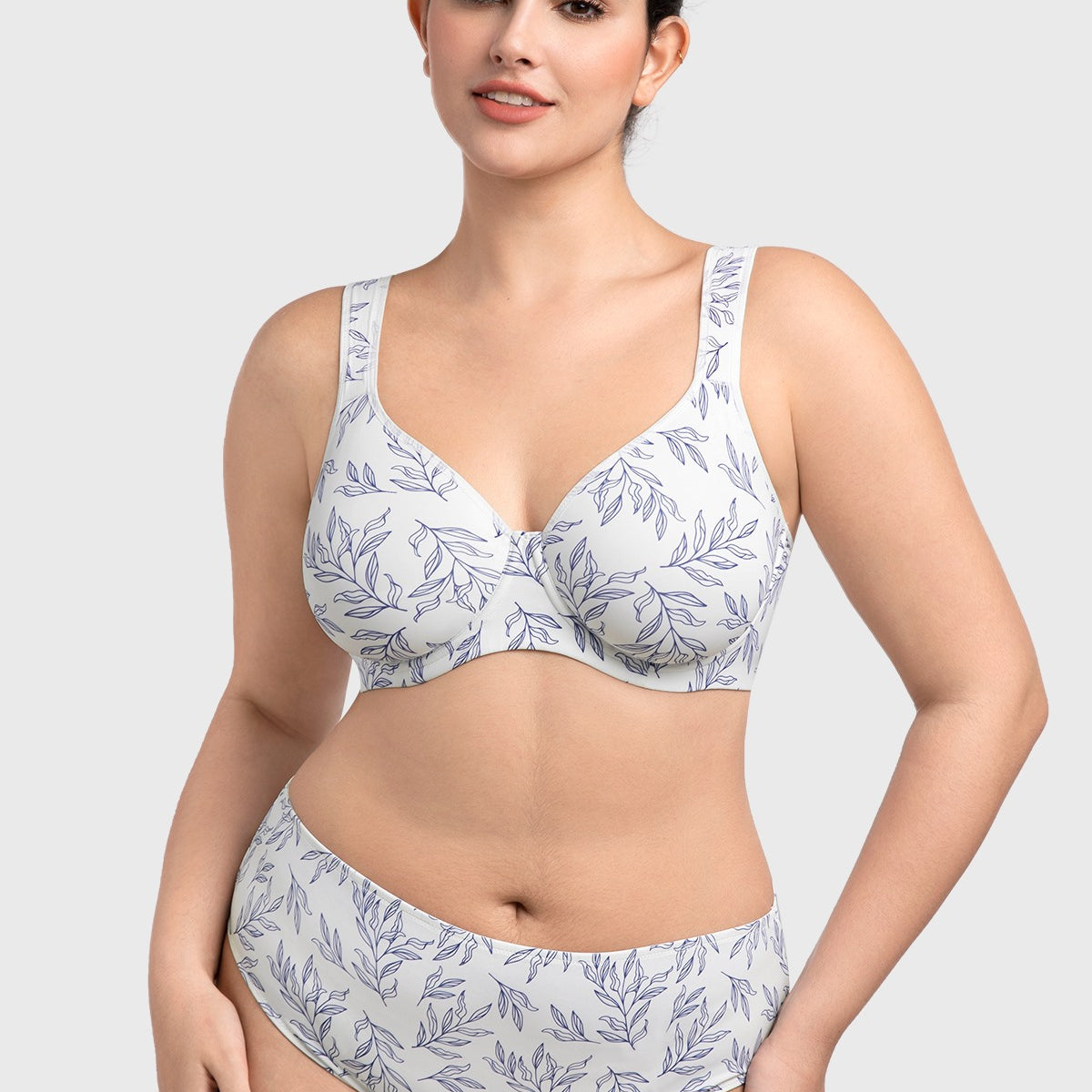 (Cardi B recommends)Joan Ultimate Soft T-shirt Unlined Minimizer Pink Bra - HSIA