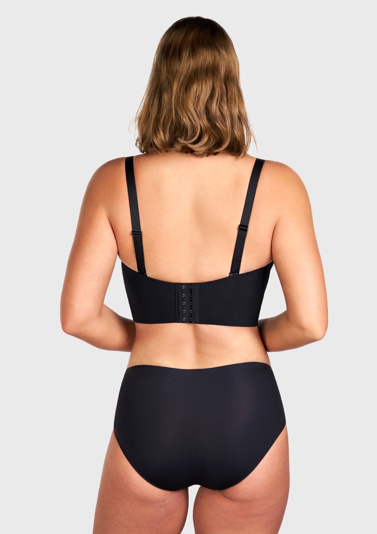 HSIA Longline Strapless Underwire Full Coverage Corset Bra - HSIA