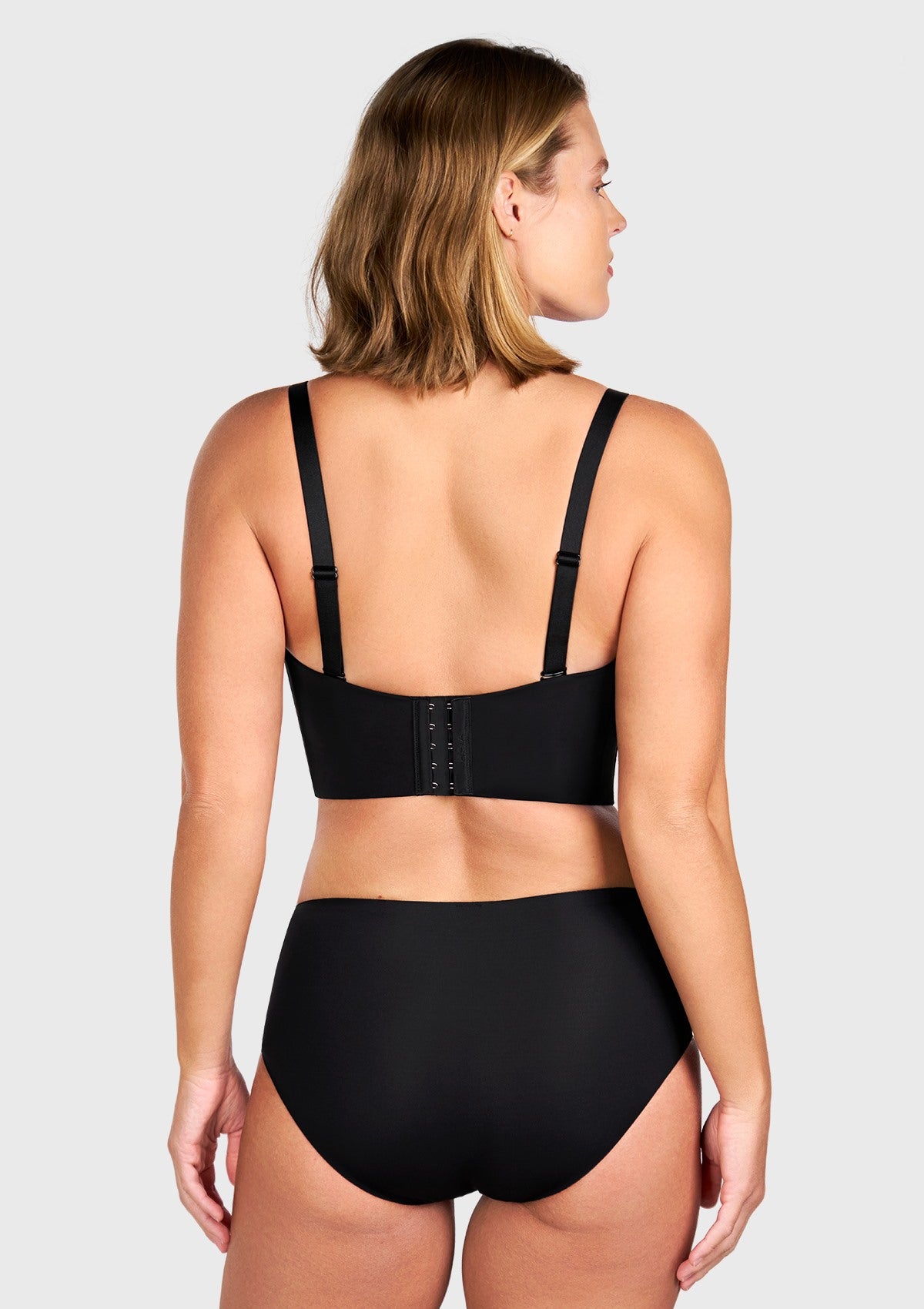 HSIA Longline Strapless Underwire Full Coverage Corset Bra - HSIA