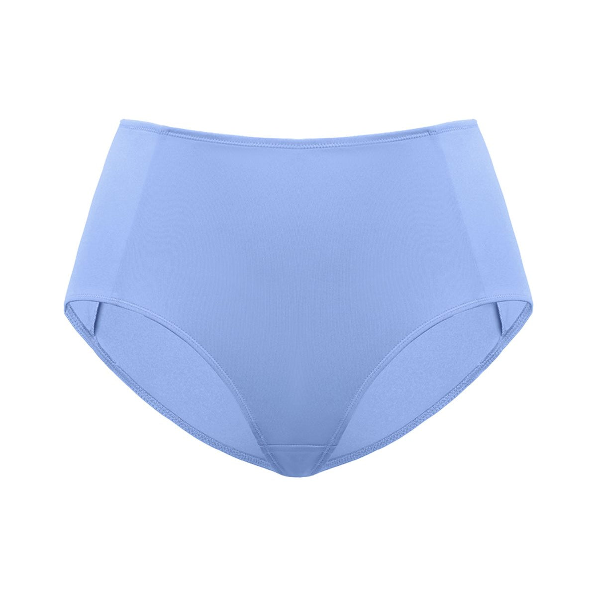 Clean studio product image of the vibrant Blue HSIA CoolComfort tummy control underwear, designed with reinforced side panels to naturally smooth your waistline.