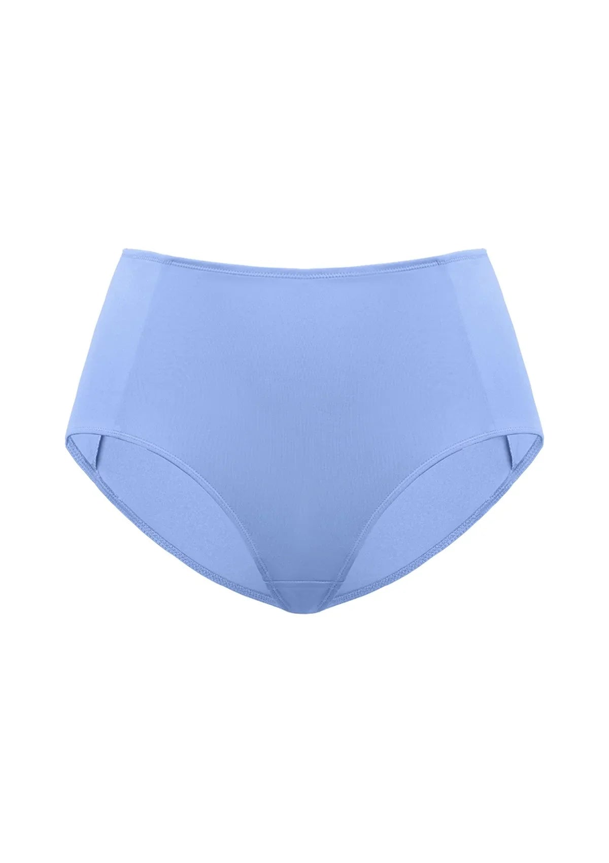 Clean studio product image of the vibrant Blue HSIA CoolComfort tummy control underwear, designed with reinforced side panels to naturally smooth your waistline.