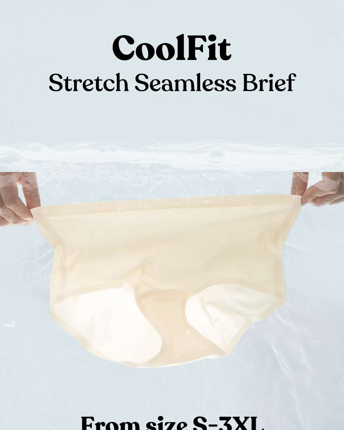 CoolFit Soft Stretch Seamless Brief Underwear Bundle - HSIA
