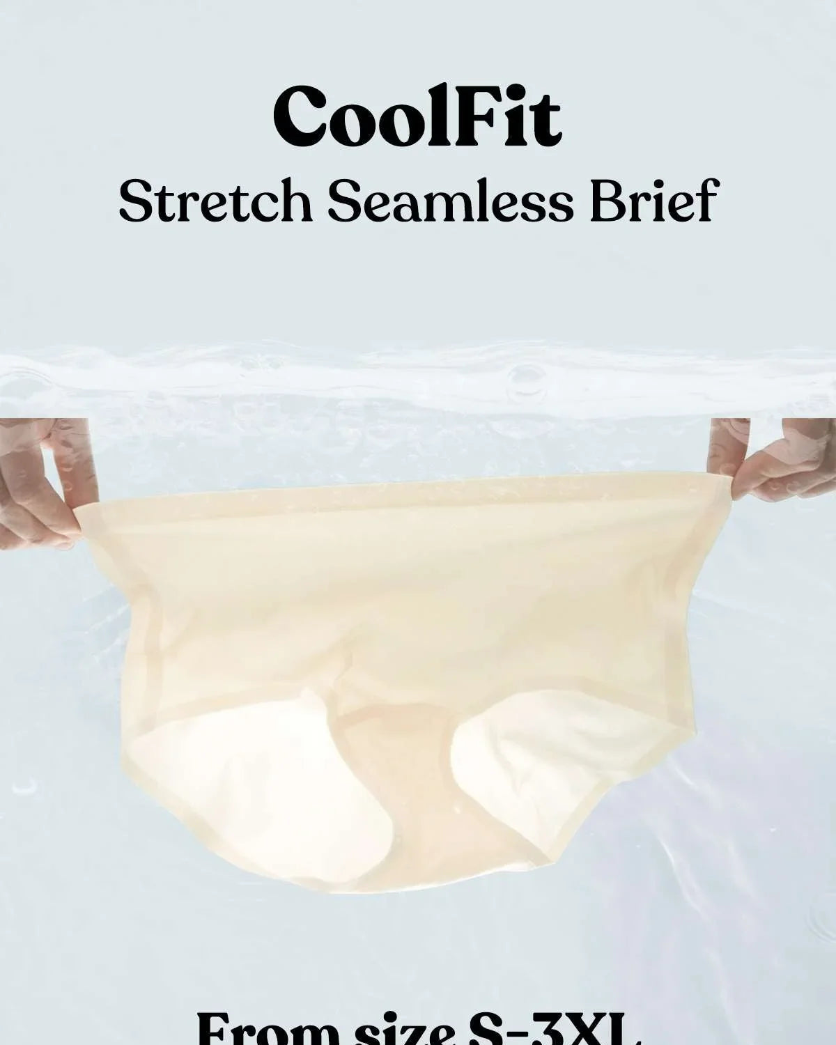 CoolFit Soft Stretch Seamless Brief Underwear Bundle - HSIA