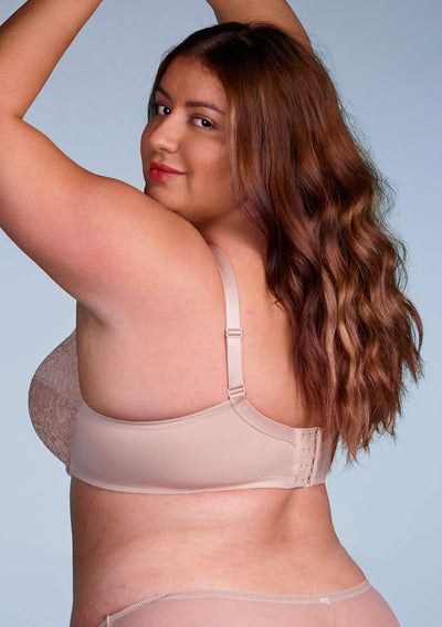 (Cardi B recommends)Enchante Pink Lace Underwire Bra - HSIA