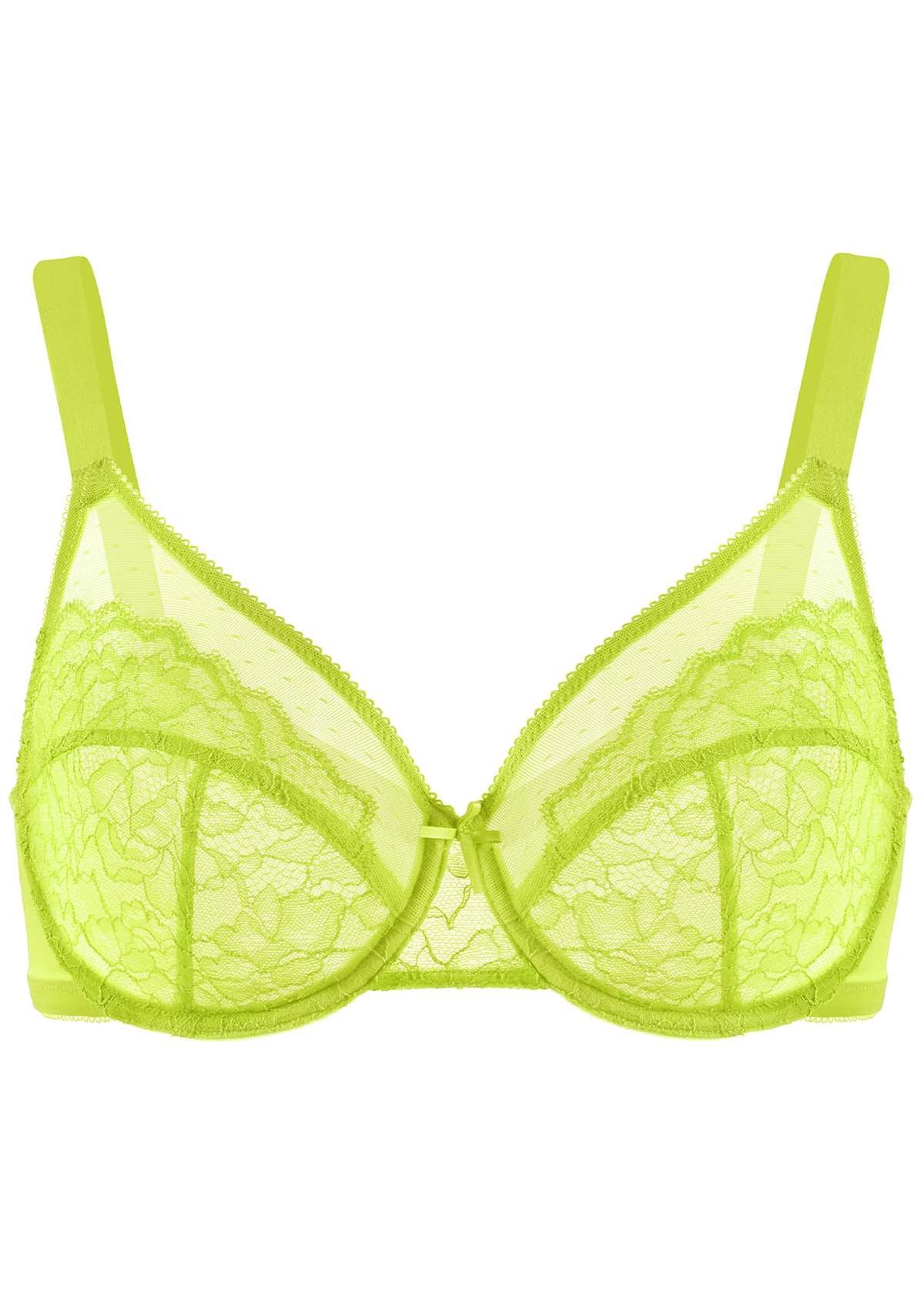 (Cardi B recommends)Enchante Unlined Lace Underwire Bra - HSIA
