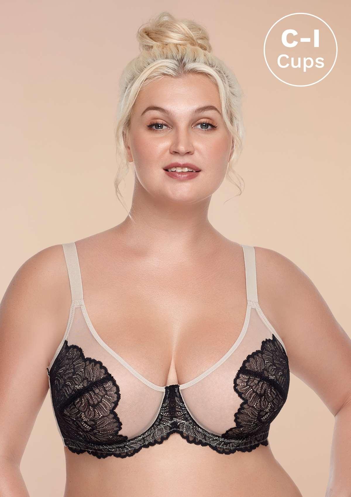 HSIA Blossom Pink Unlined Lace Bra - HSIA