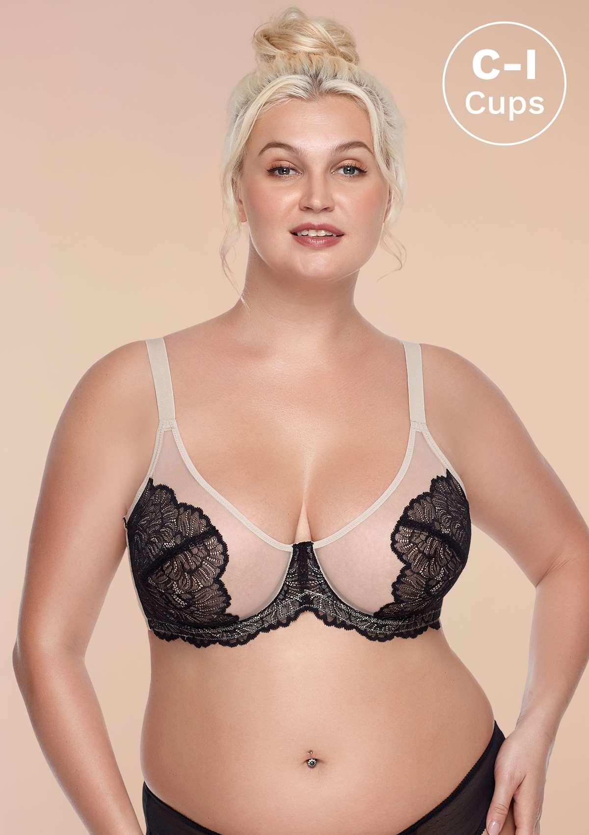 HSIA Blossom Pink Unlined Lace Bra - HSIA