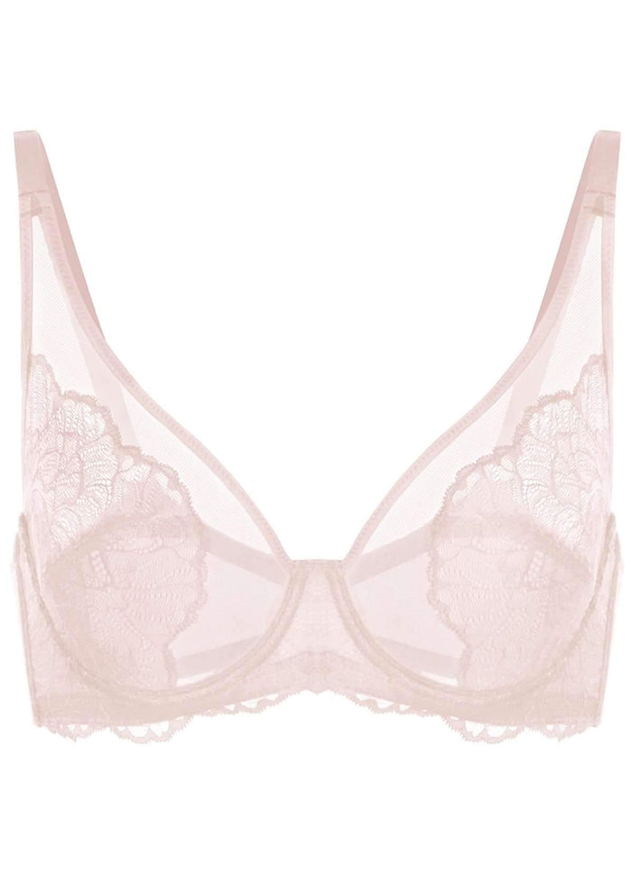HSIA Blossom Pink Unlined Lace Bra - HSIA