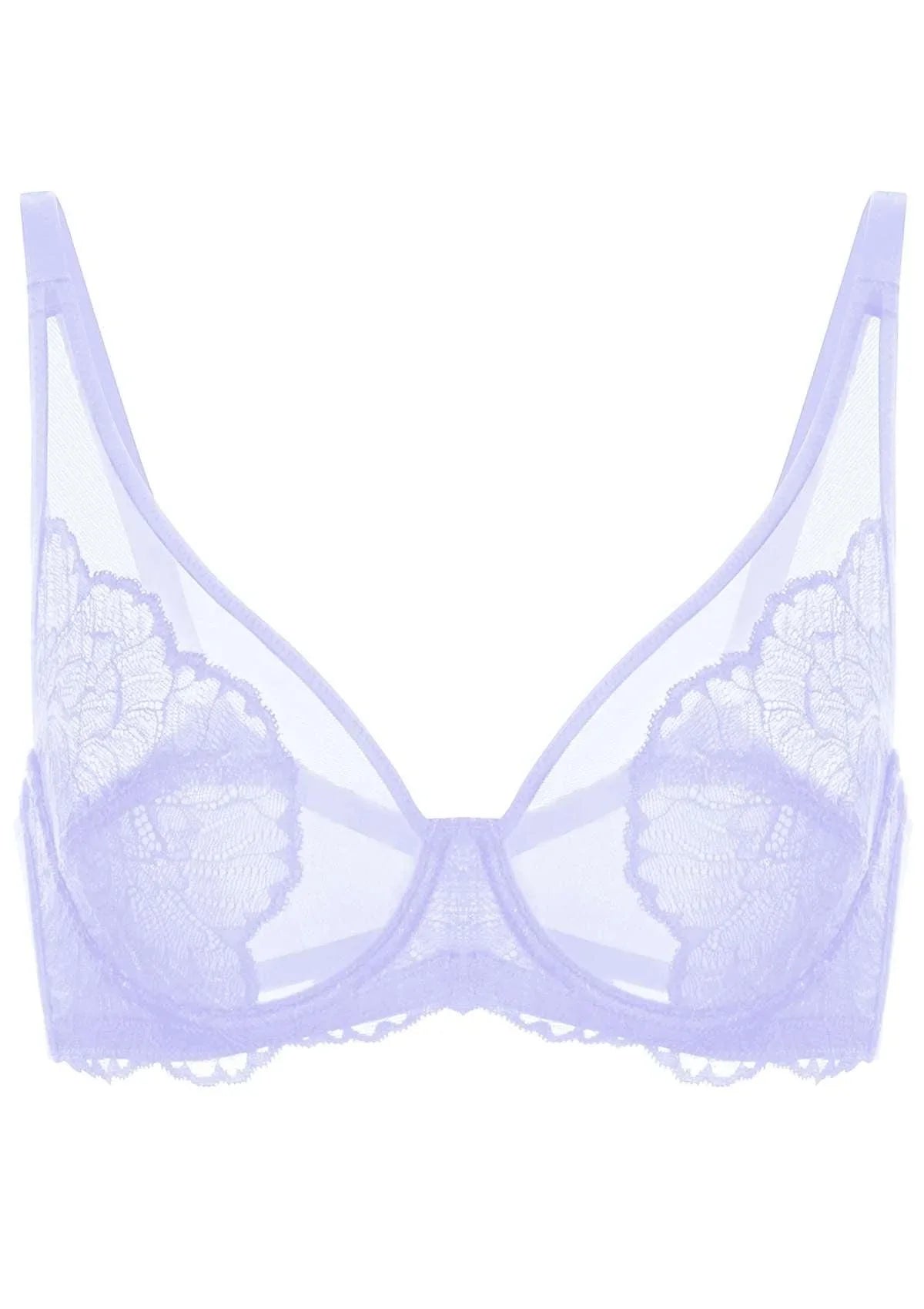 HSIA Blossom Pink Unlined Lace Bra - HSIA