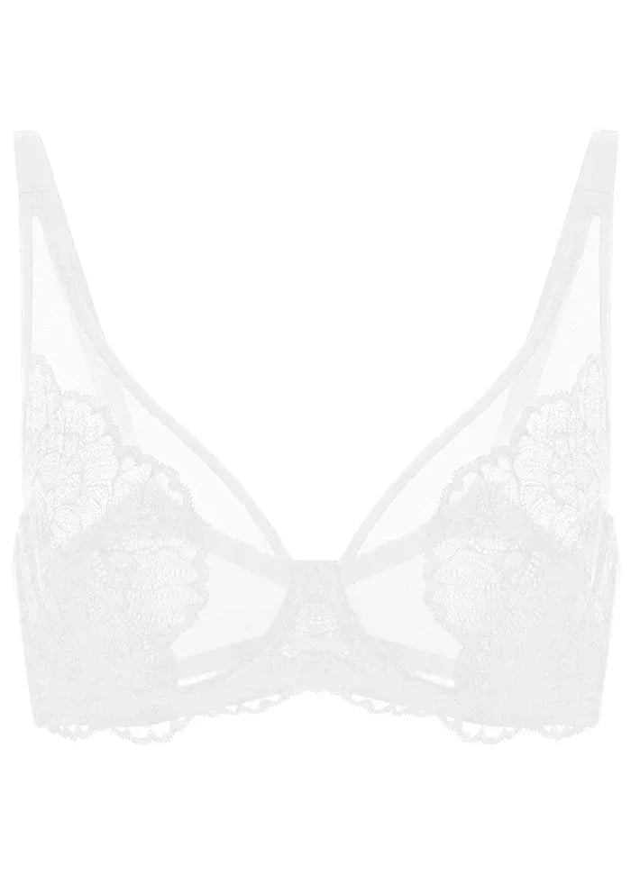 HSIA Blossom Pink Unlined Lace Bra - HSIA
