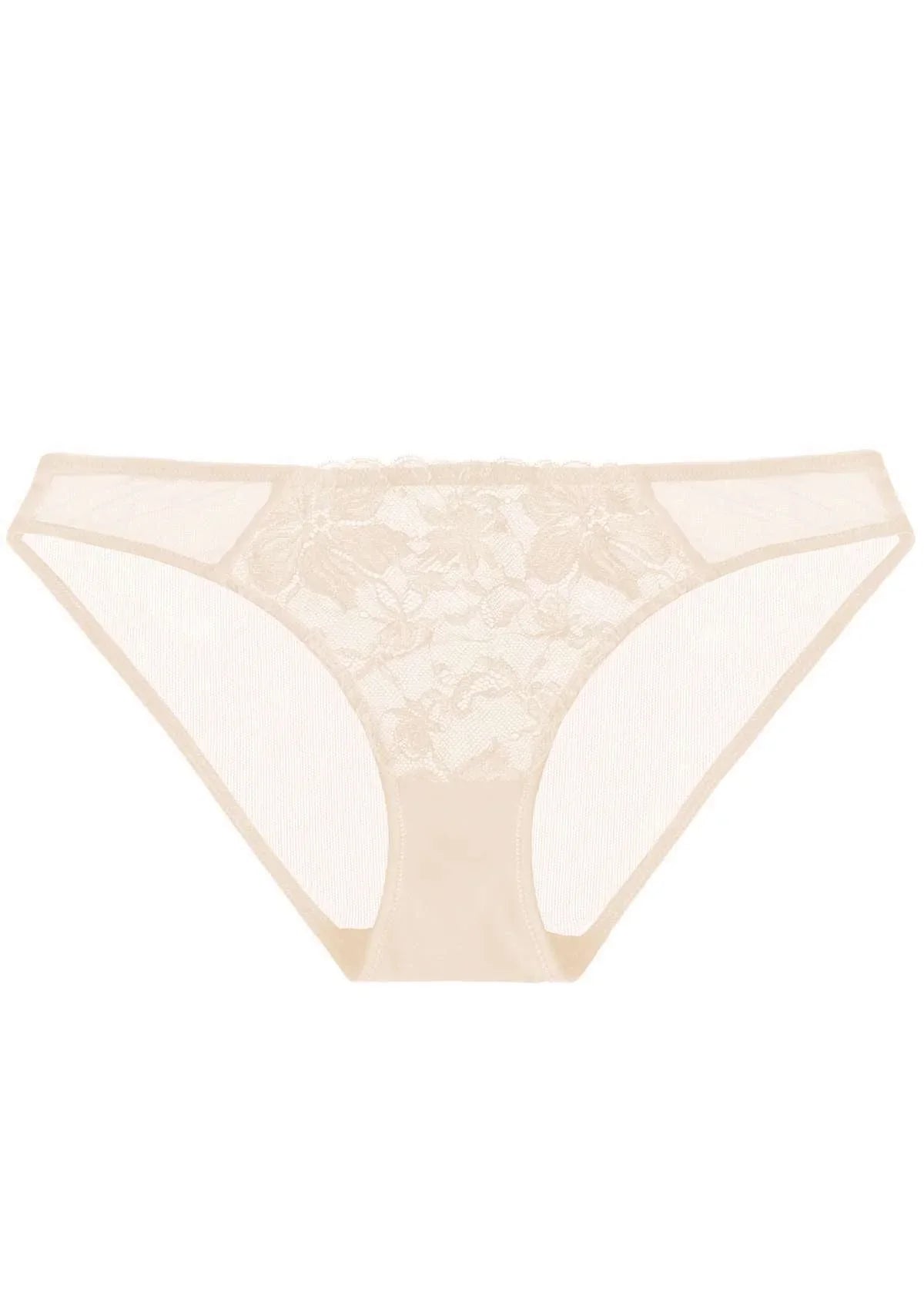 HSIA Breathable Sexy Lace Beige Cream Bikini Underwear - HSIA