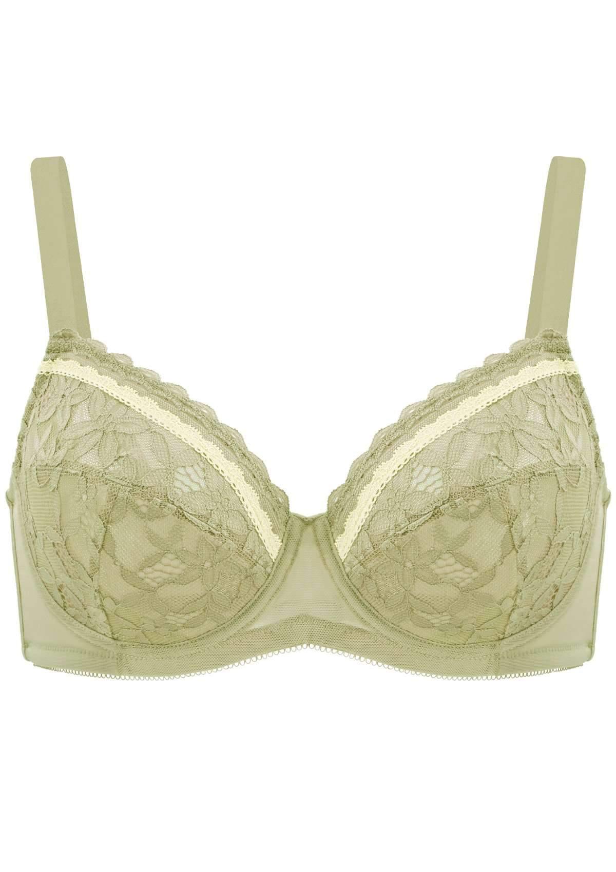Jessamine Contrast Color Lace Underwire Bra Bundle - HSIA