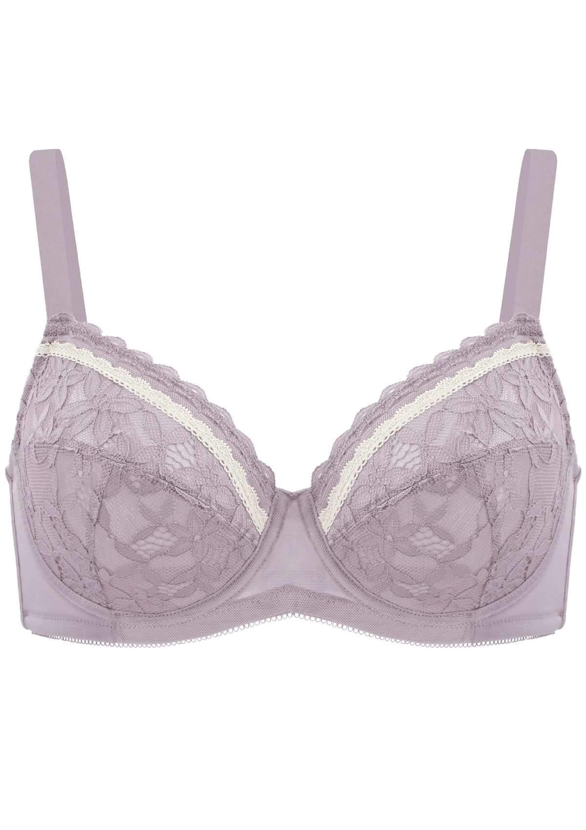 Jessamine Contrast Color Lace Underwire Bra Bundle - HSIA